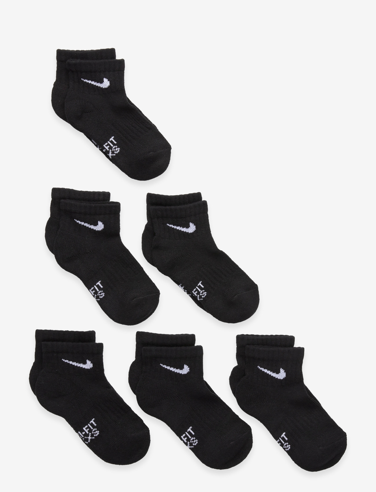Nike - Nike DRI-FIT PERF BASIC QUARTER - strømper - black - 0