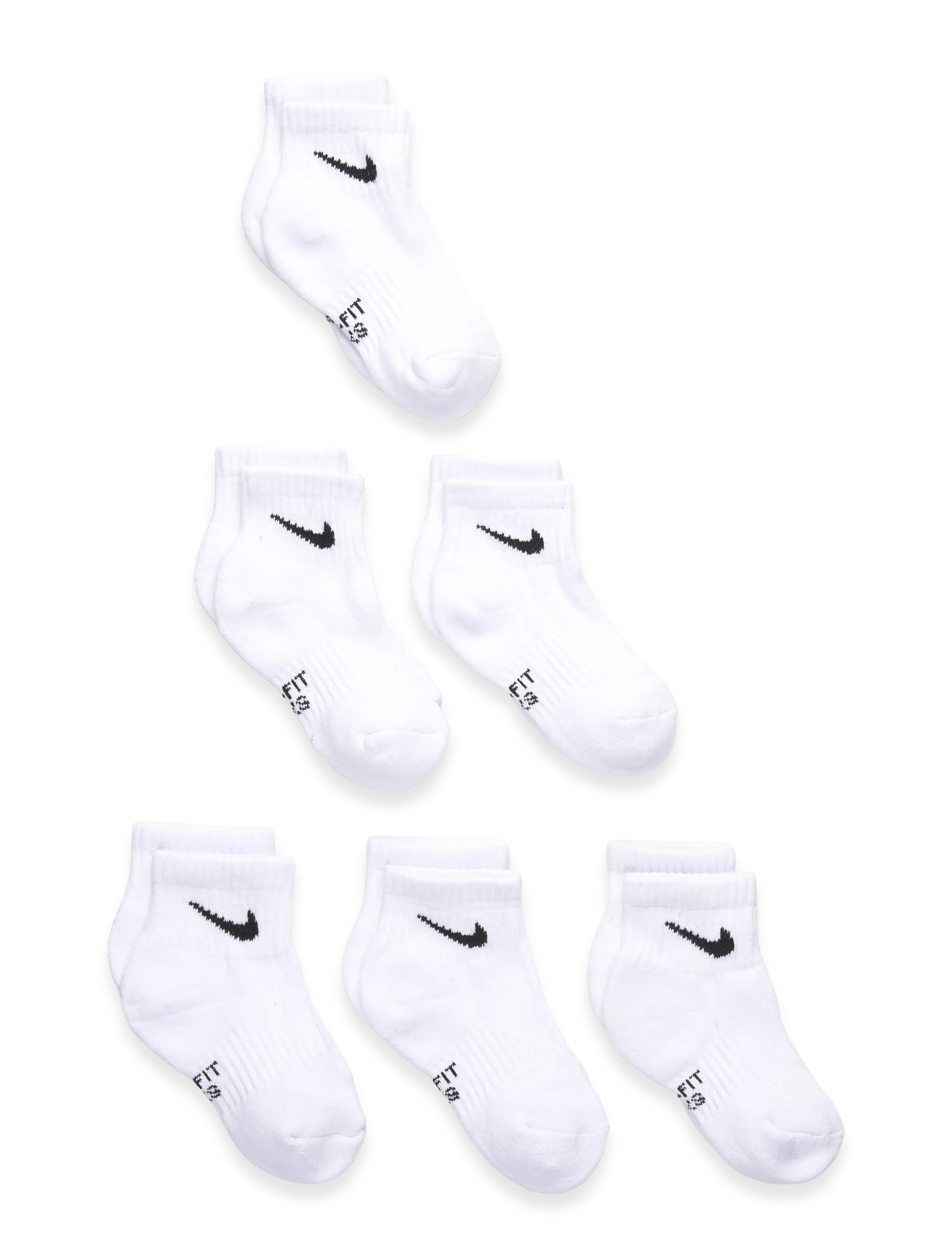 Nike 6Q-6PK QUARTER SOCK - Nike - WHITE / white