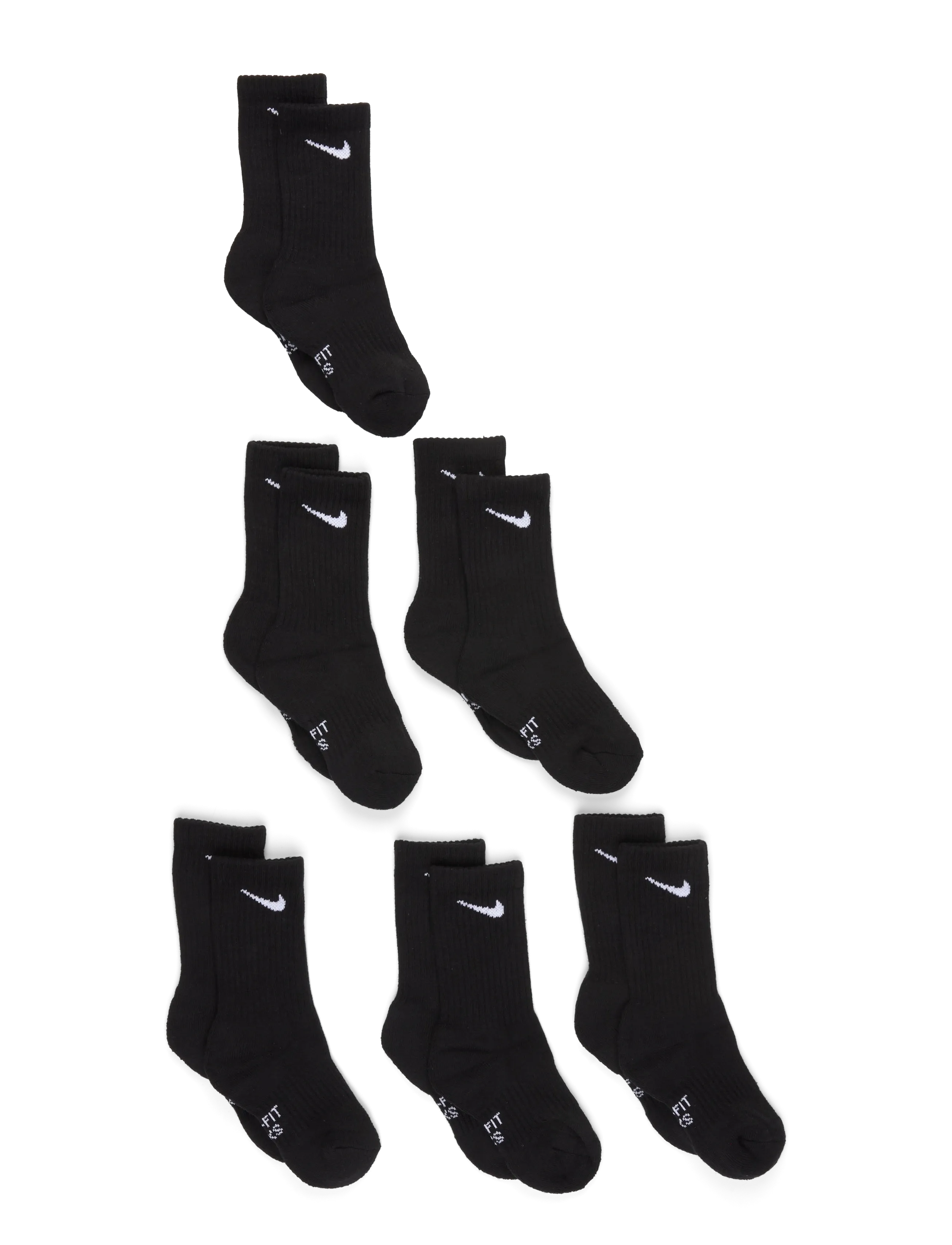 Nike NHB NIKE DF PERF BASIC CREW - Sokid - BLACK / black