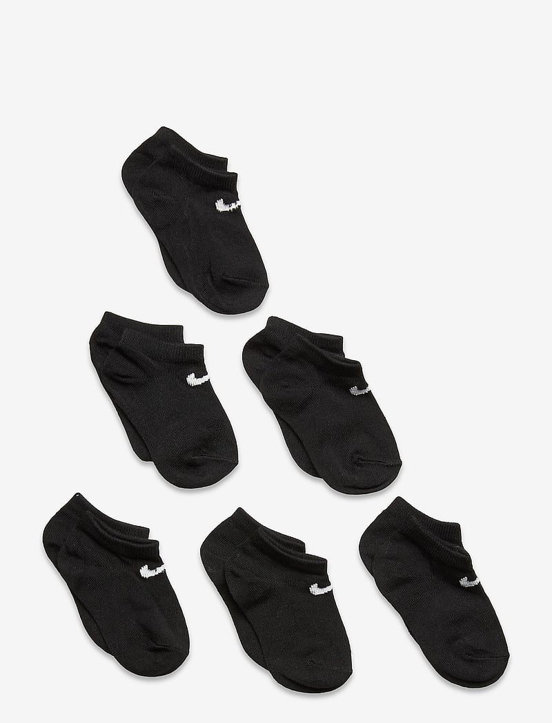 Nike - 6N-6PK NO SHOW SOCK - strømper - black - 0