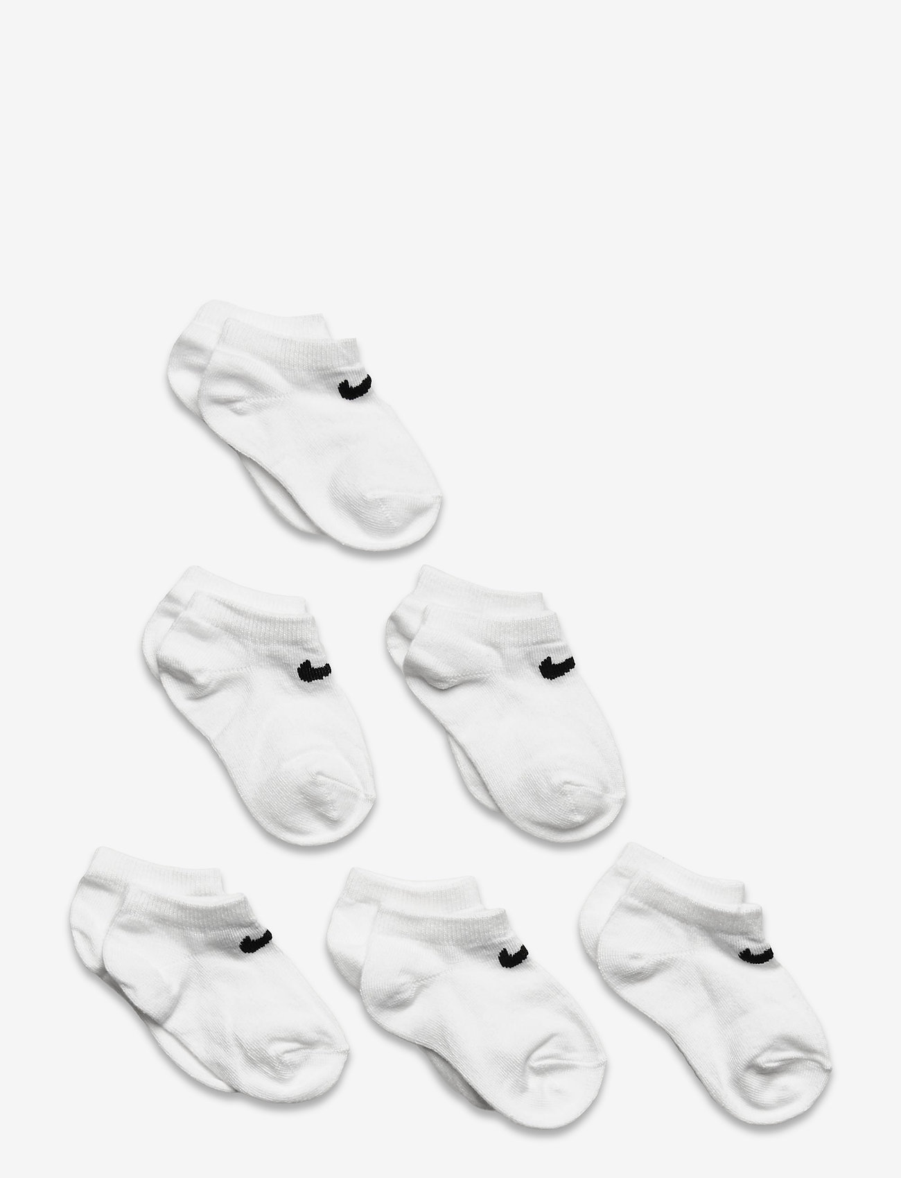 Nike - 6N-6PK NO SHOW SOCK - strømper - white - 0