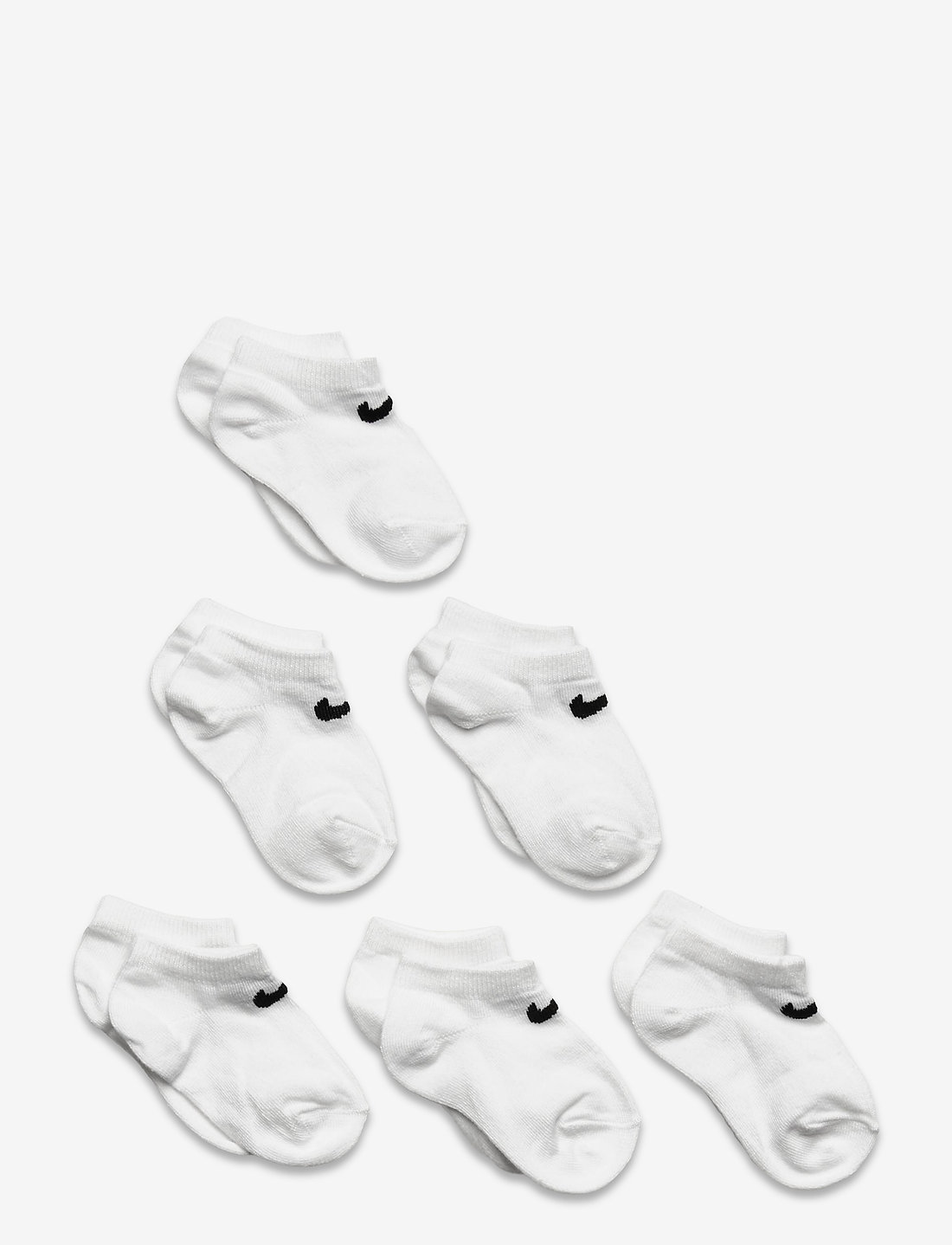Nike - 6N-6PK NO SHOW SOCK - sokid - white - 0