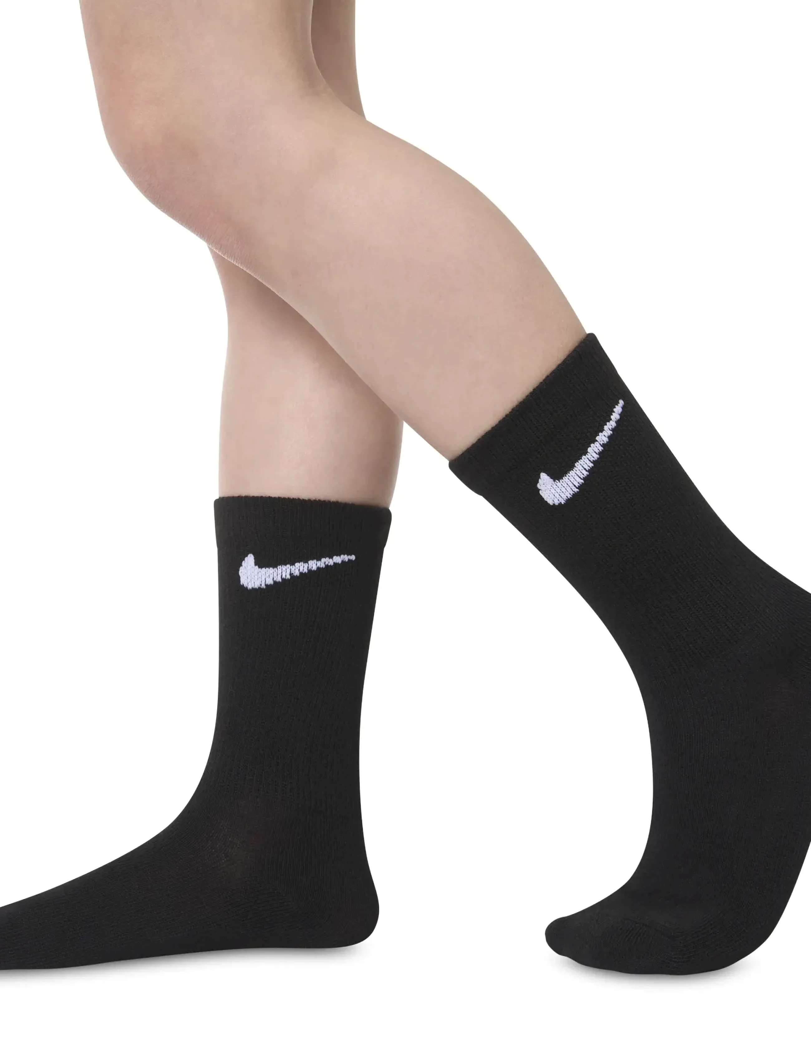 Nike Nike Pack Crew, 23.5-27, Multi/patterned, Sokker & Strømpebukser > Sokker, Børn