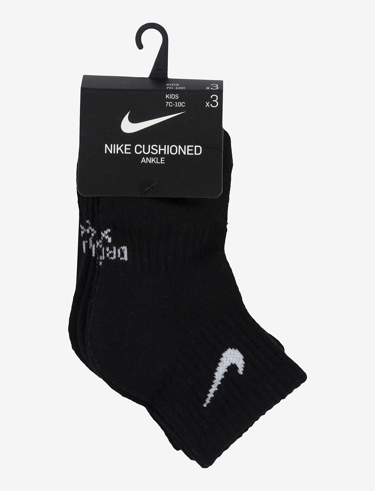 Nike - 3Q-3PK QUARTER SOCK - strømper - black - 2