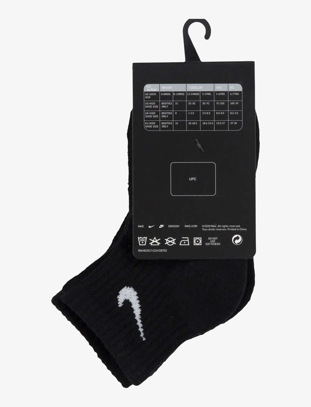 Nike - Nike Dri-FIT Ankle Socks (3-Pack) - strumpor - black - 3