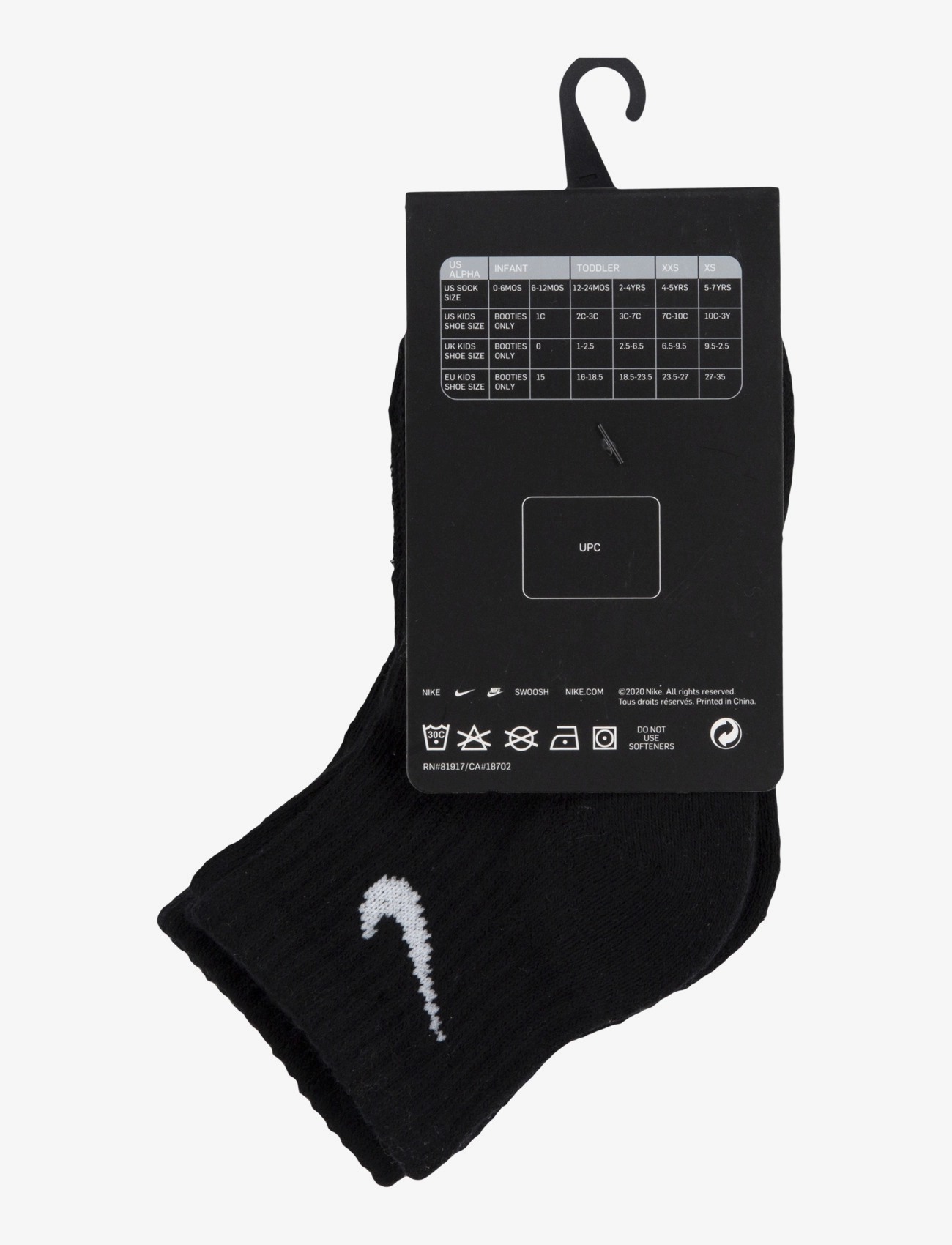 Nike - Nike Dri-FIT Ankle Socks (3-Pack) - black - 3