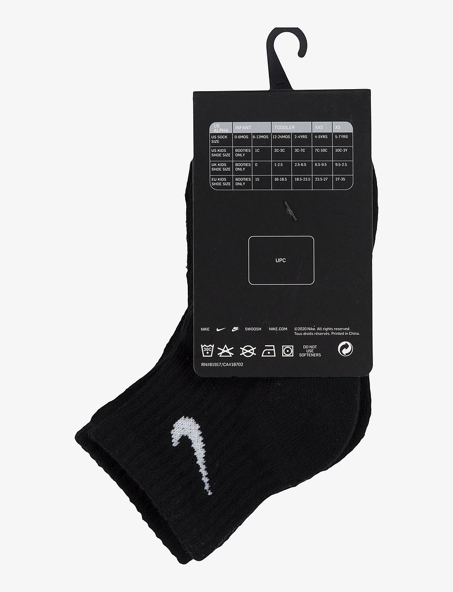 Nike - Nike Dri-FIT Ankle Socks (3-Pack) - black - 3
