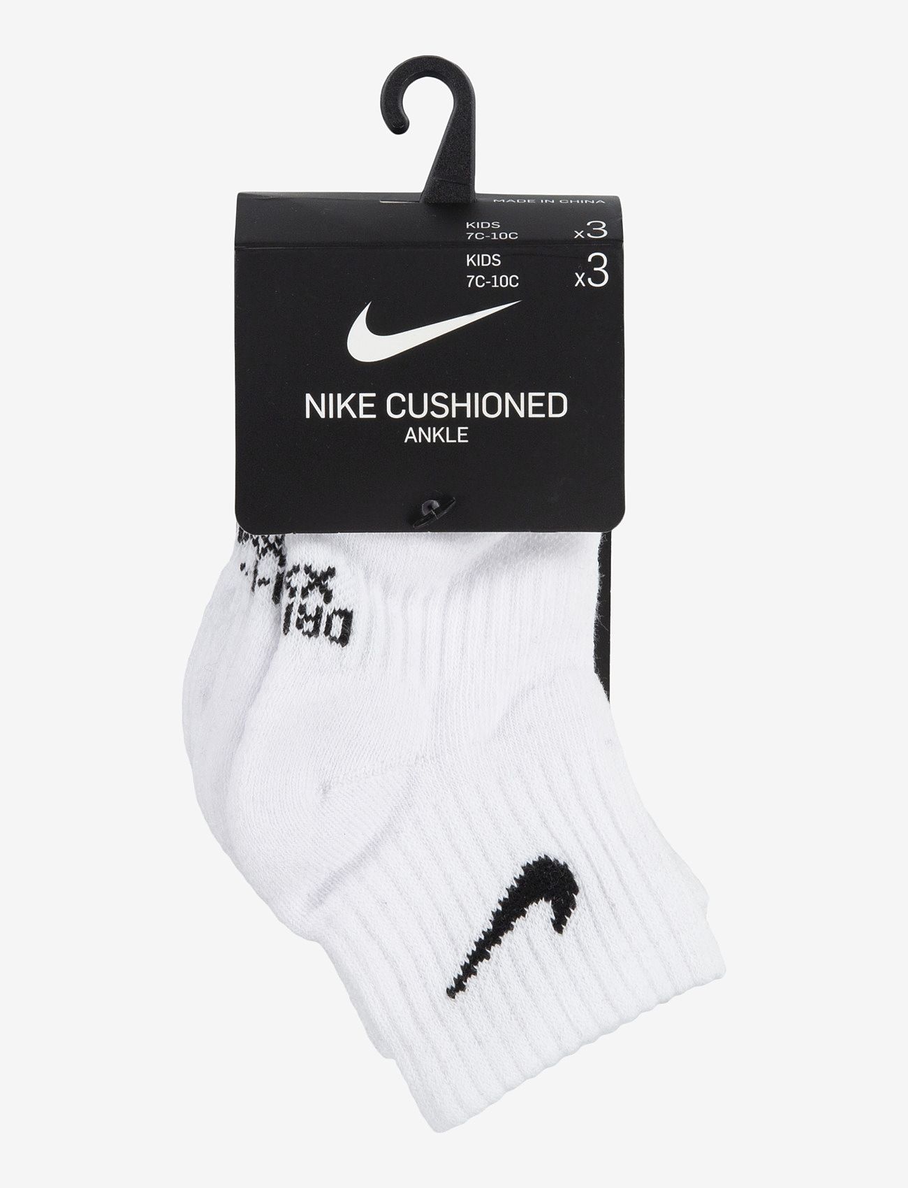 Nike - 3Q-3PK QUARTER SOCK - höstkläder - white - 2