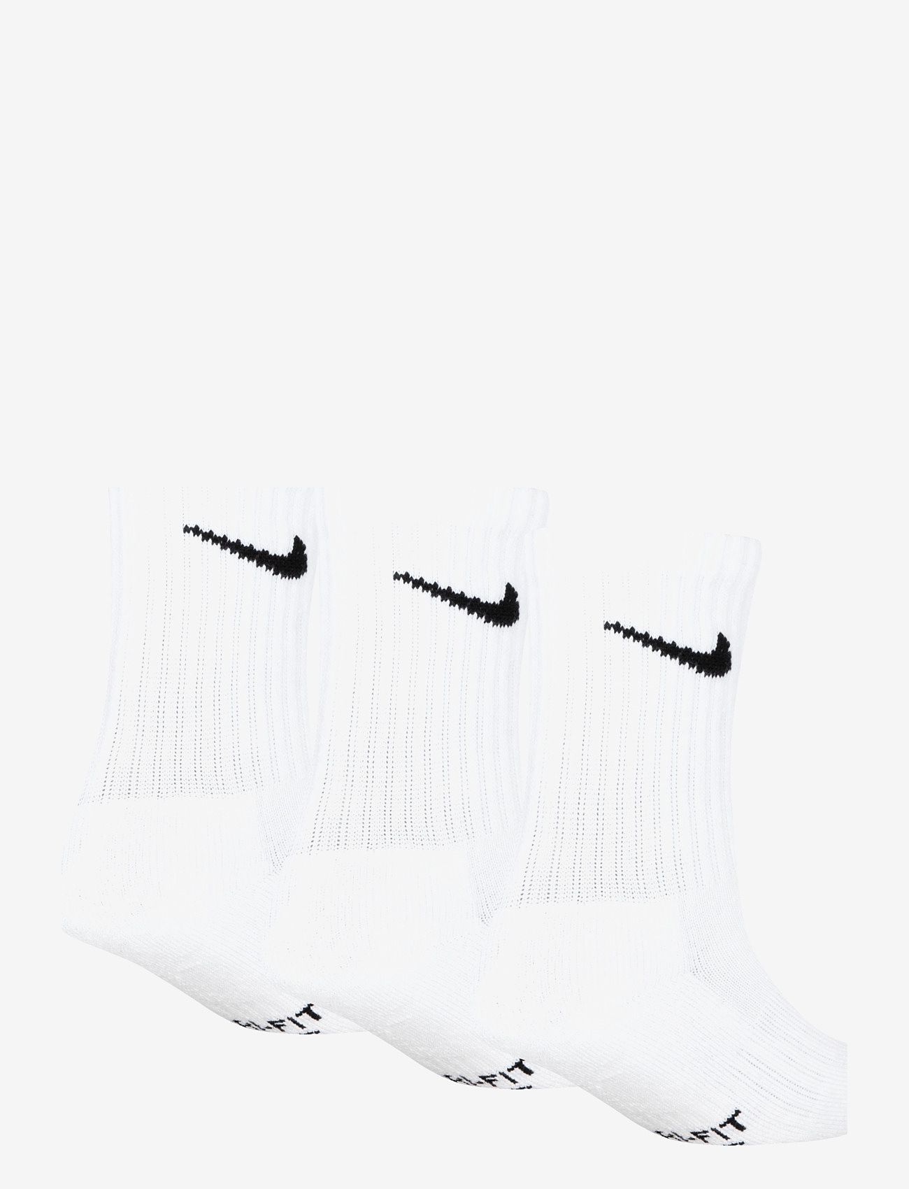 Nike - 3W-3PK CREW SOCK - efterårstøj - white - 1