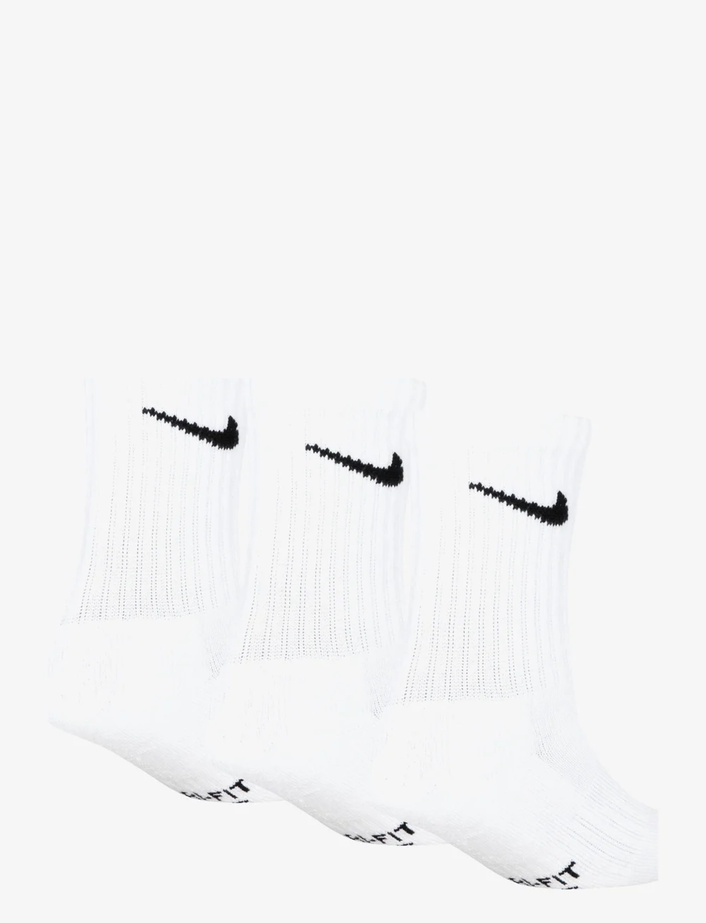 Nike - 3W-3PK CREW SOCK - strumpor - white - 1