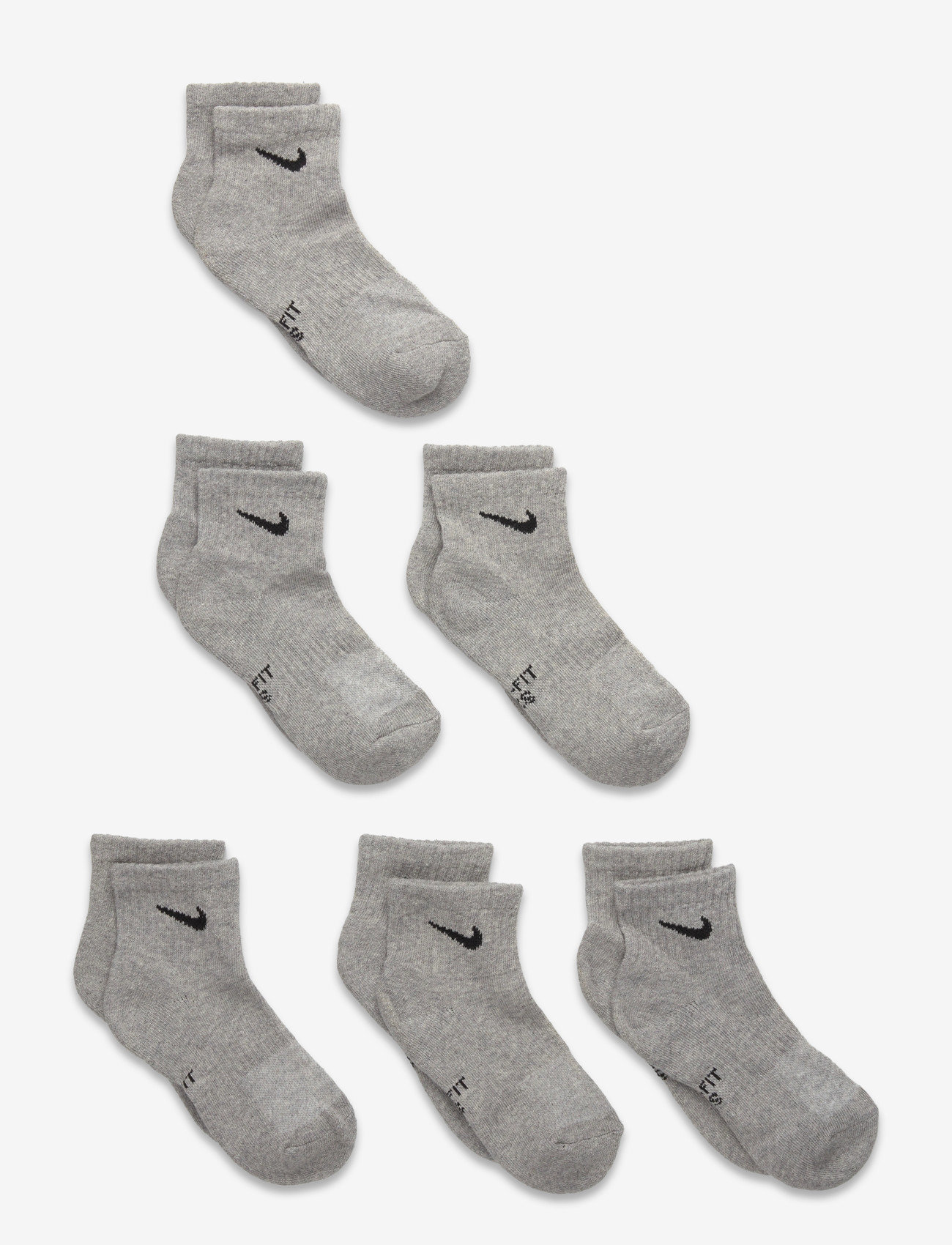 Nike - NHB DF PERF BASIC QUARTER - strümpfe - dk grey heather - 0