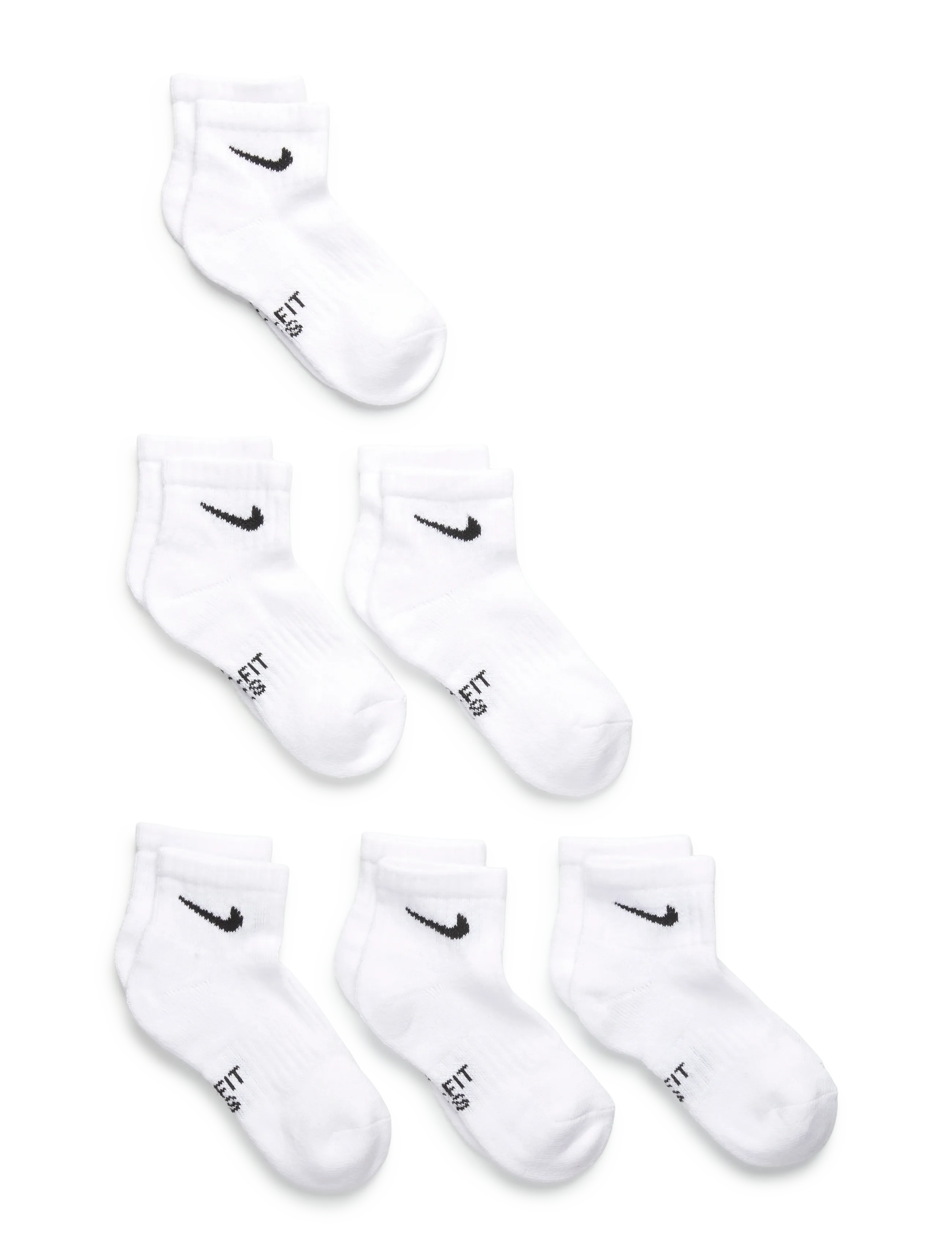 Nike 6Q-6PK QUARTER SOCK - Vaata kõiki - WHITE / white