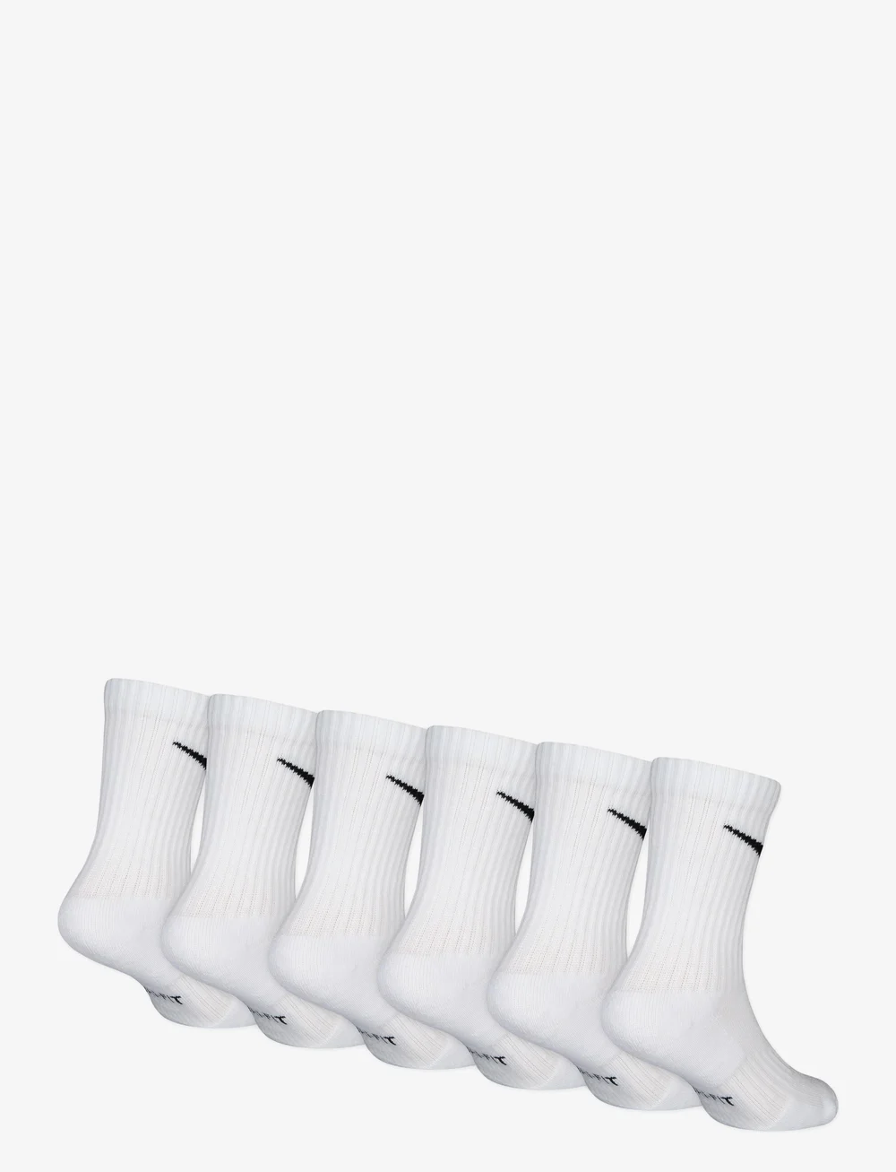 Nike - 6W-6PK CREW SOCK - strumpor - white - 2