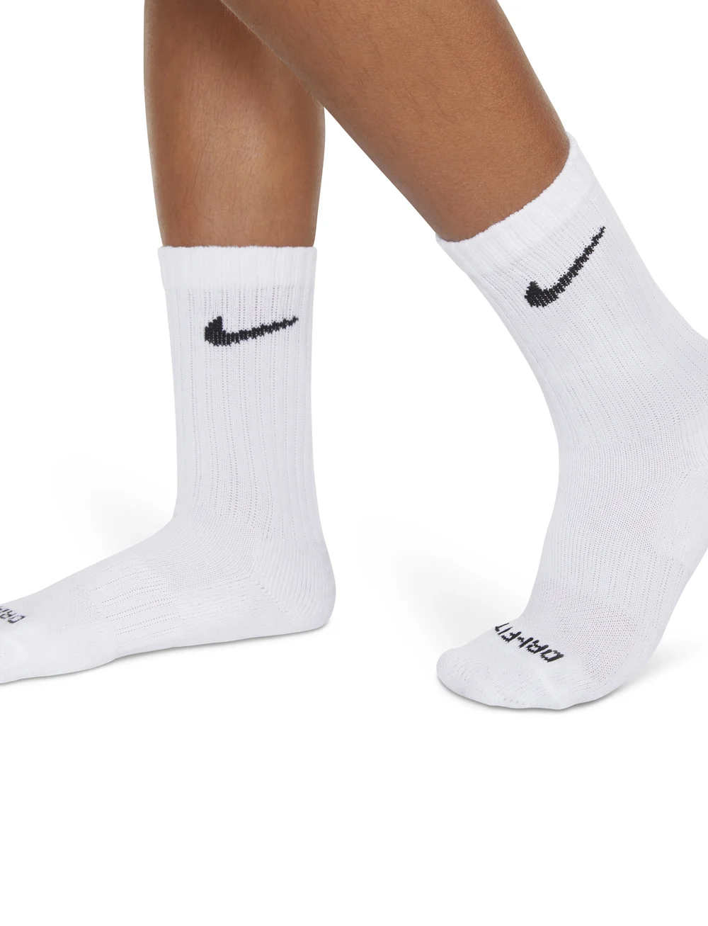 Nike - 6W-6PK CREW SOCK - strumpor - white - 0