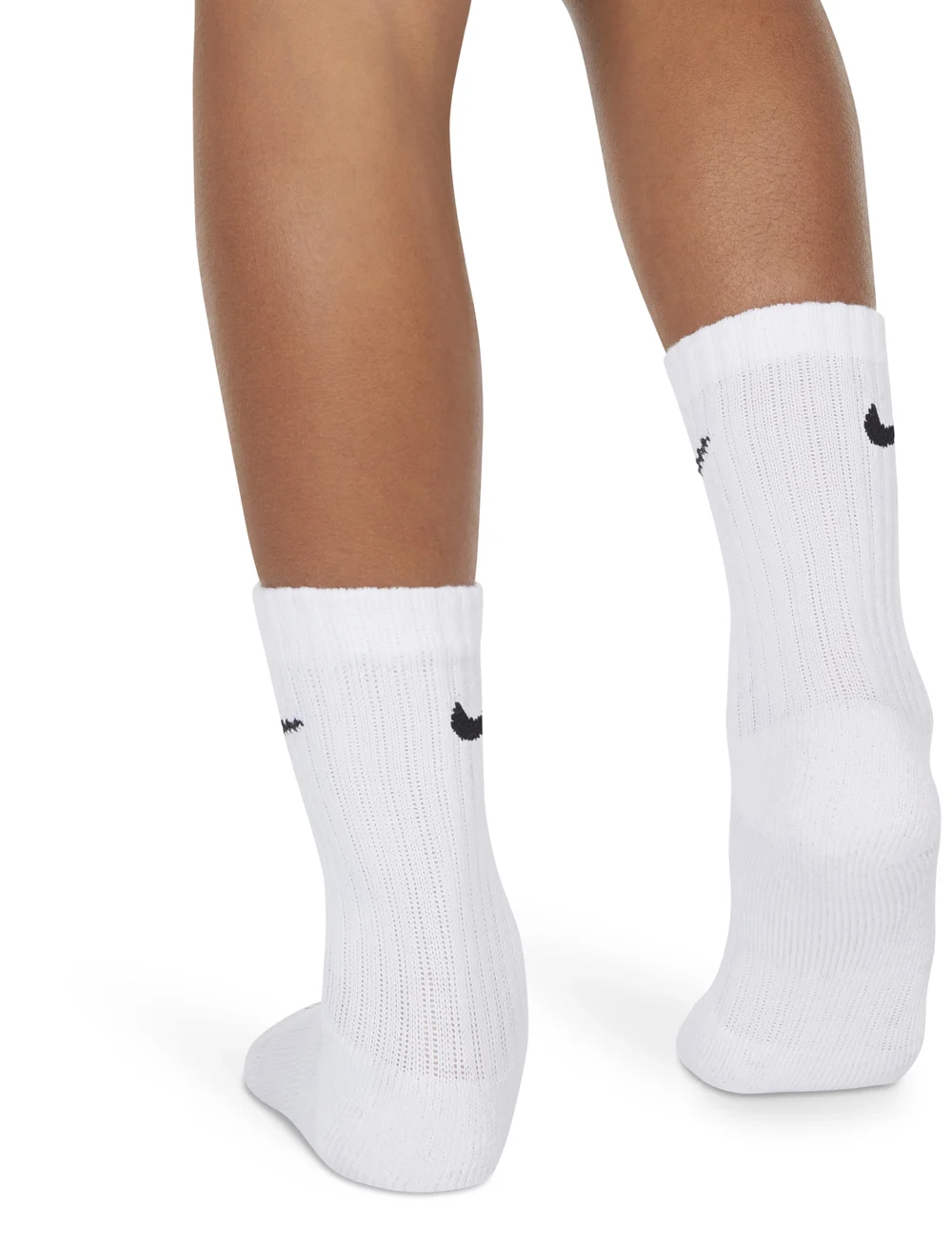 Nike - 6W-6PK CREW SOCK - strumpor - white - 4