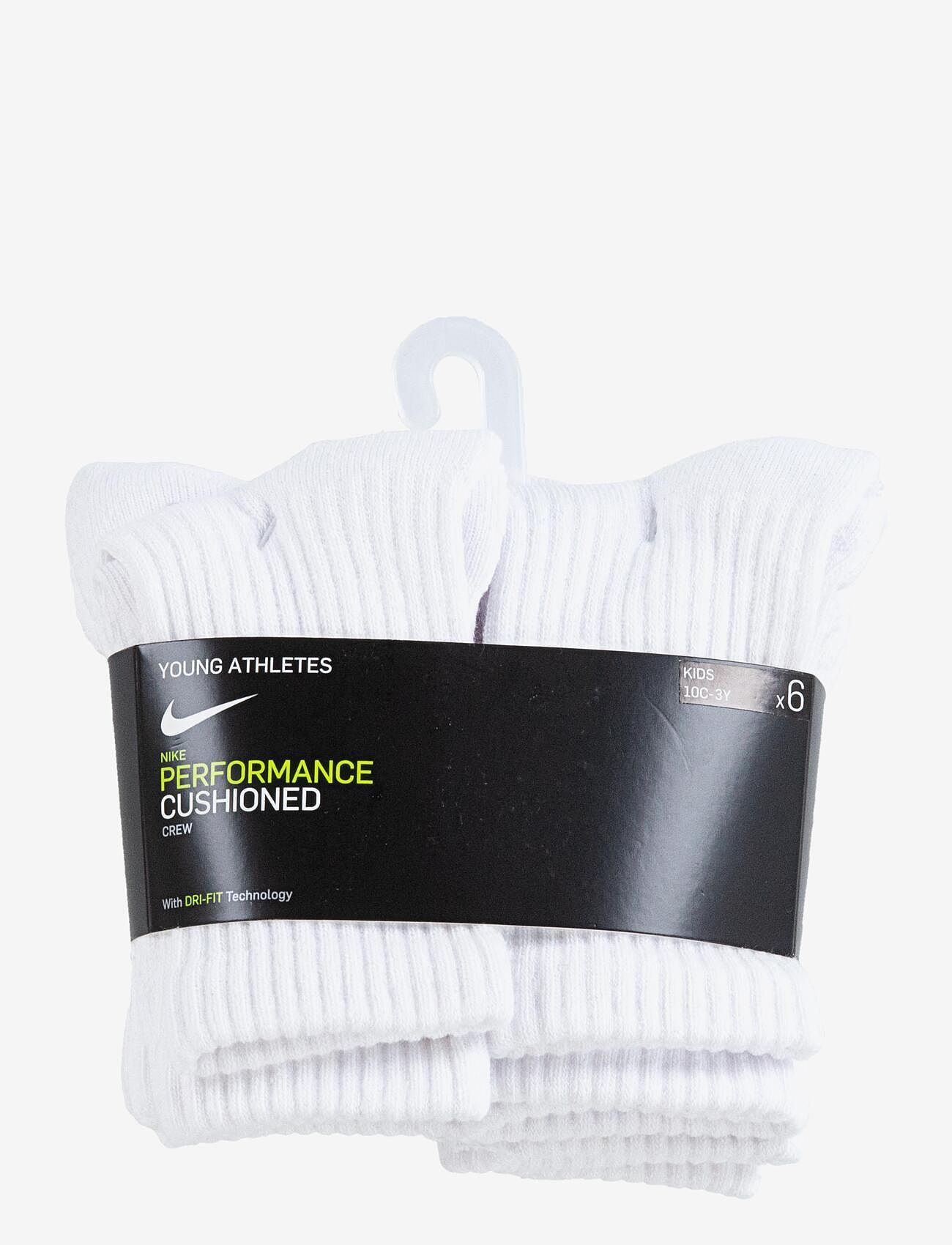 Nike - 6W-6PK CREW SOCK - höstkläder - white - 2