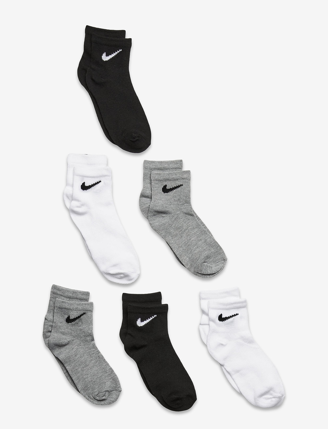 Nike - NHN NIKE COLORFUL PACK QUARTER - strumpor - white/ dk grey heather - 0