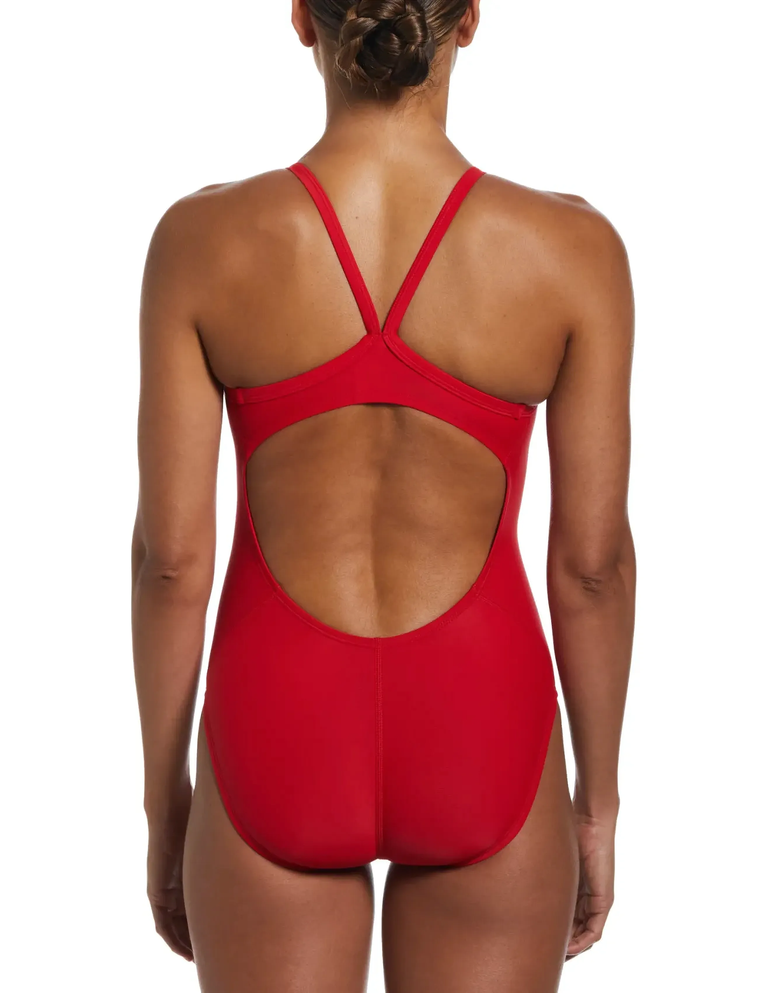 NIKE SWIM - Nike Solid Racerback One Piece - university red - 3