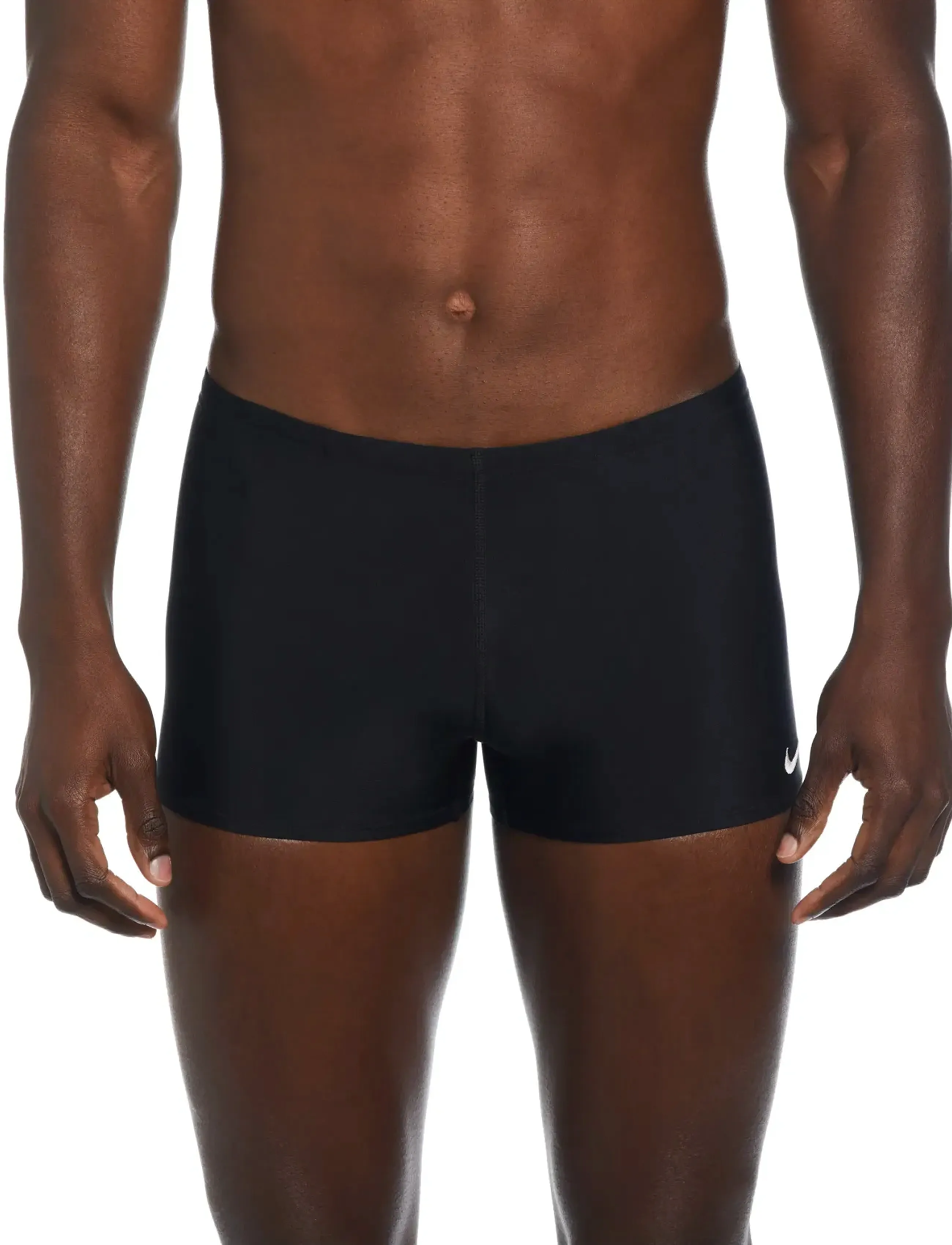 NIKE SWIM Nike Solid Square Leg, Square Leg Badehose, Schwarz, Gr.50