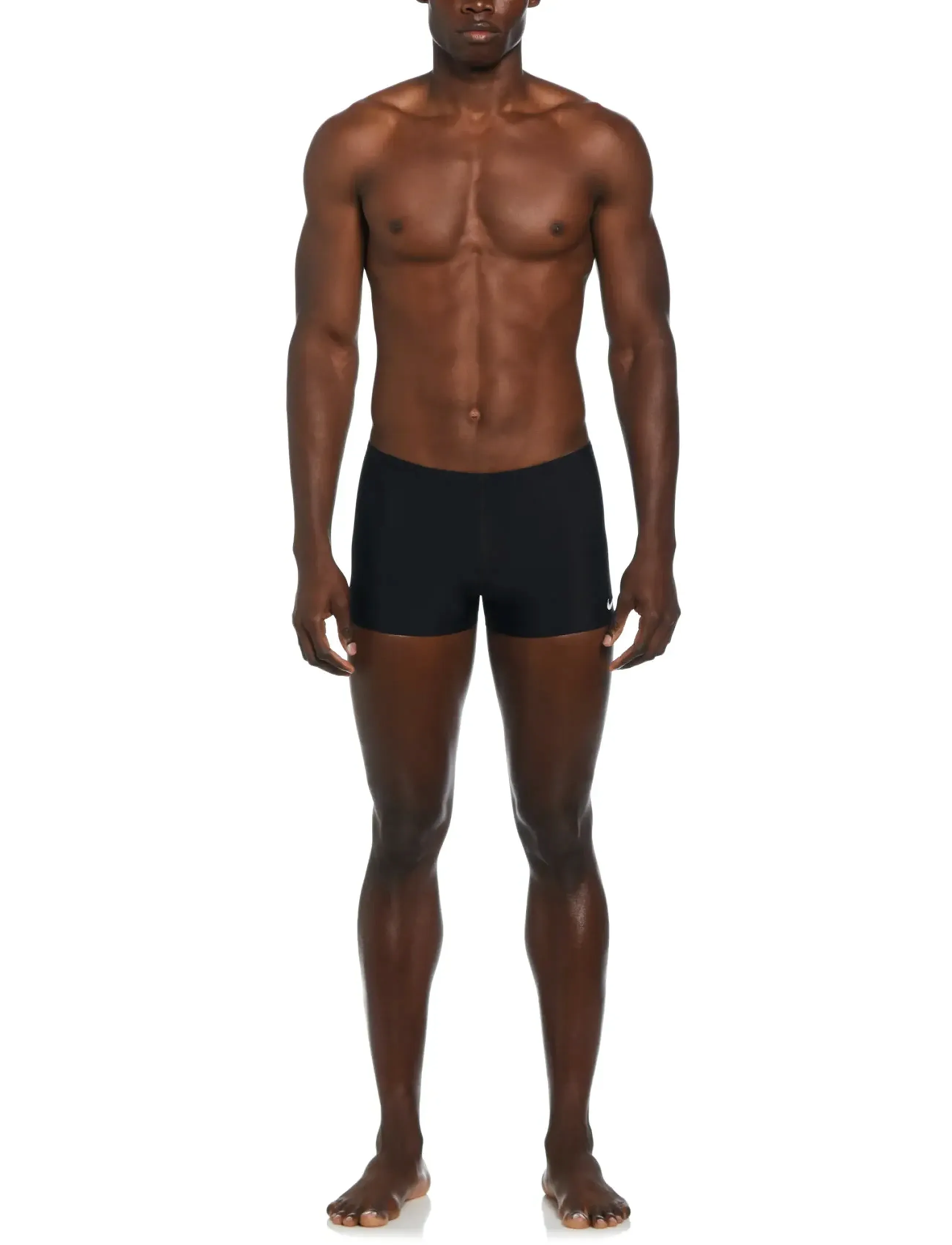 NIKE SWIM - Nike Solid Square Leg - black - 4