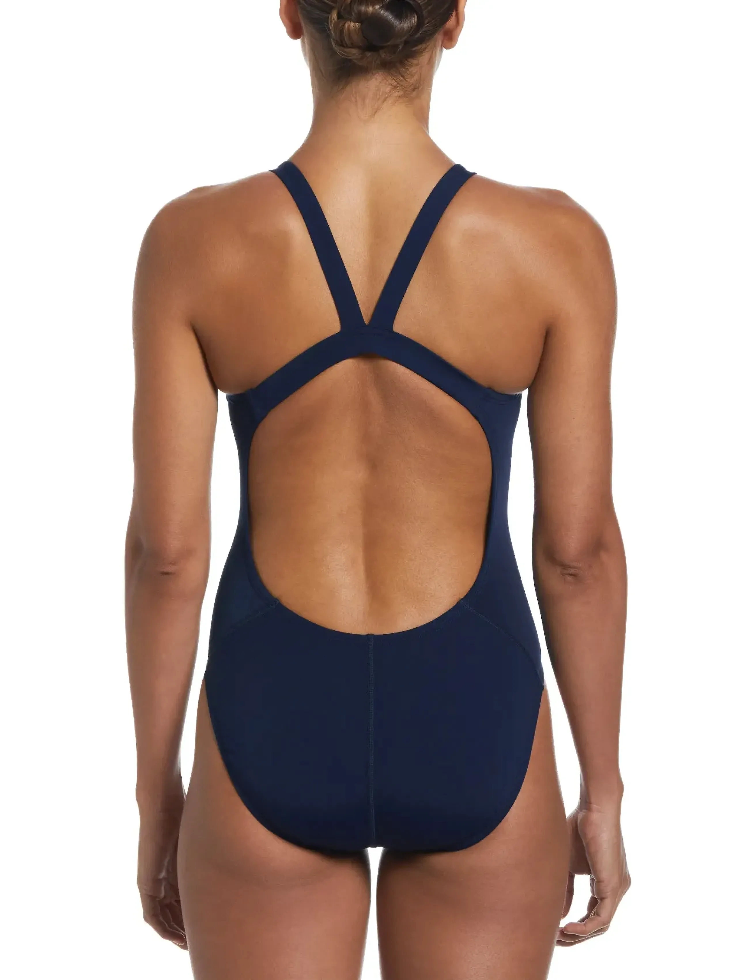 NIKE SWIM - Nike Hydrastrong Solid Fastback One Piece - sportsbadetøj - midnight navy - 3
