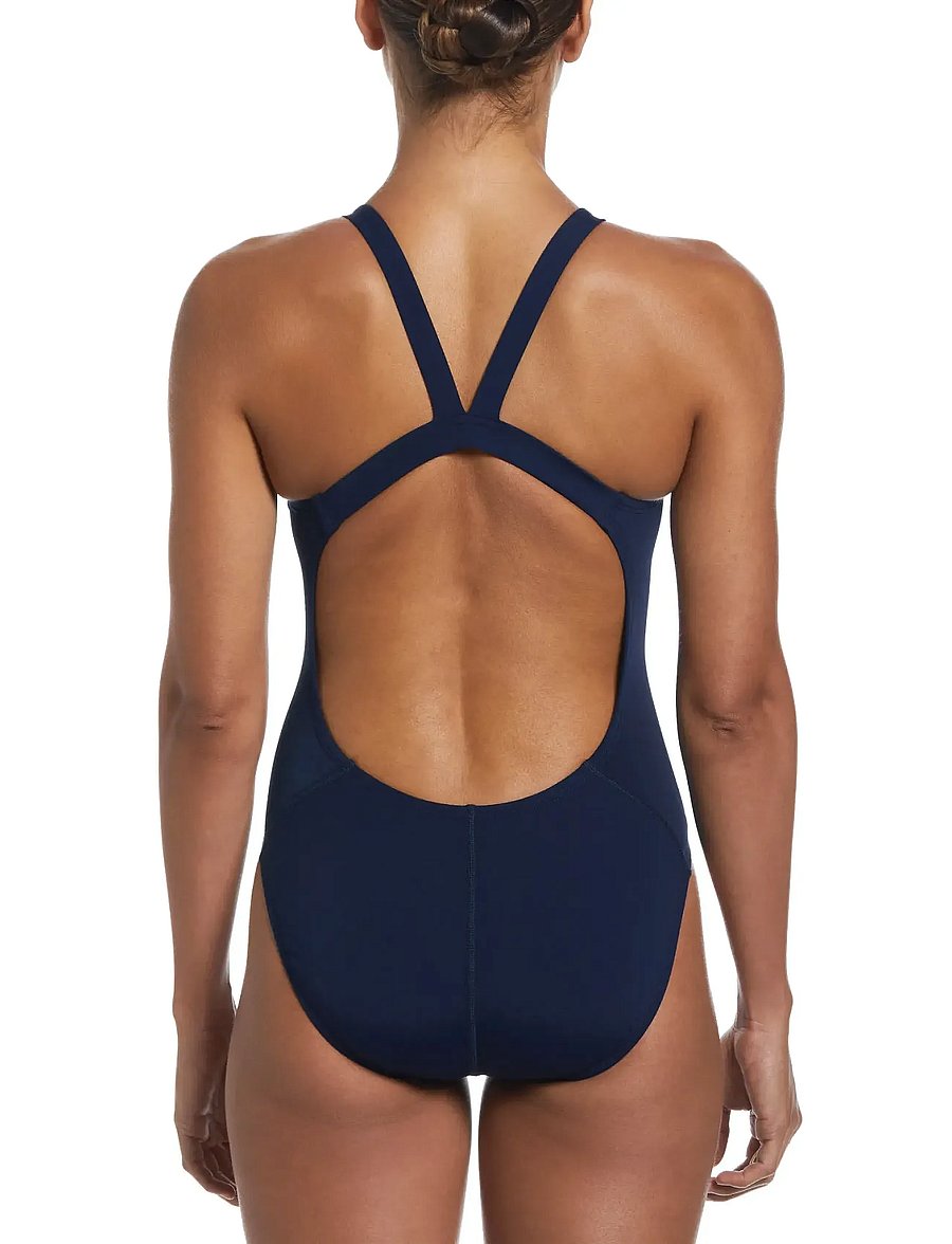 NIKE SWIM - Nike Hydrastrong Solid Fastback One Piece - spordi ujumisriided - midnight navy - 3