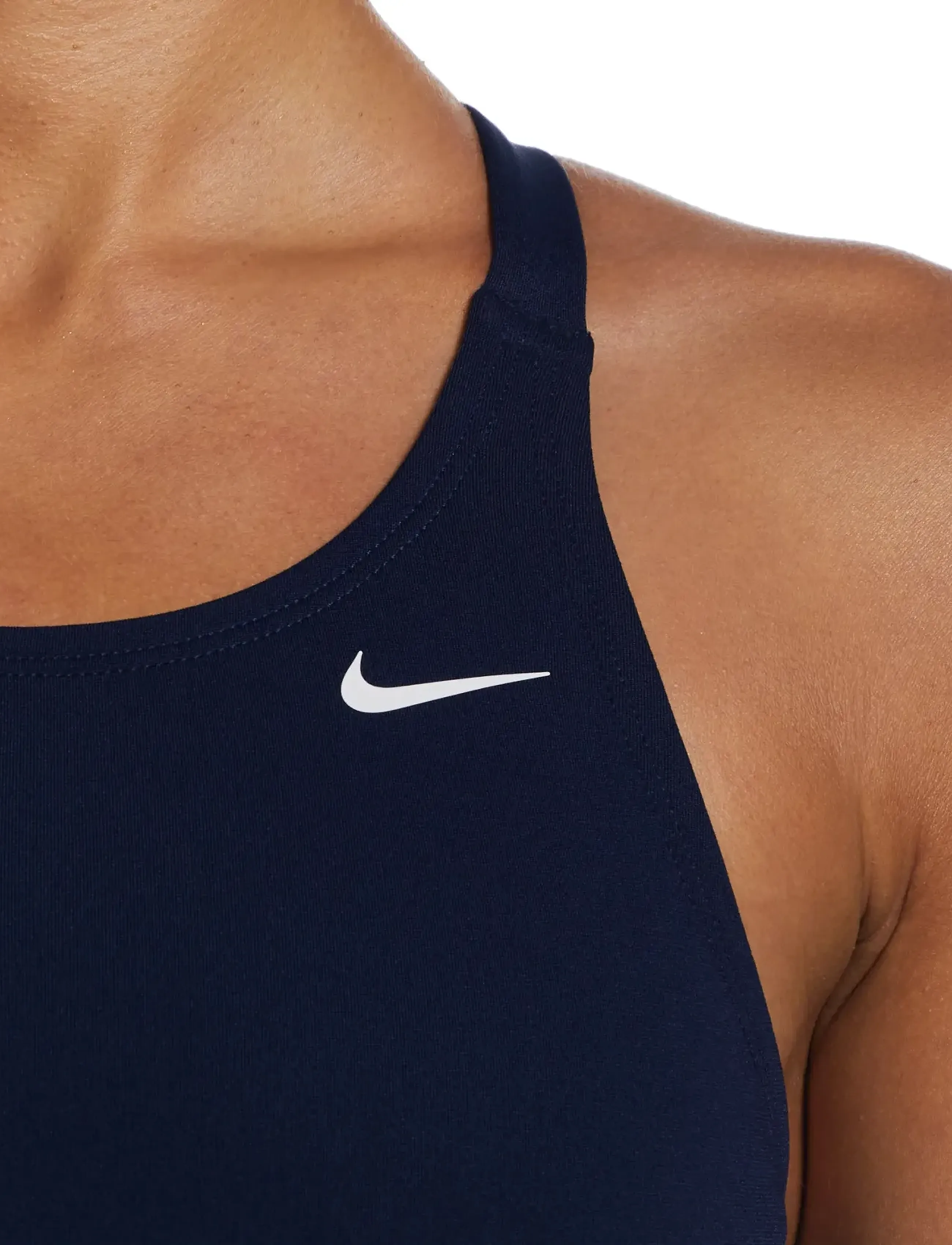 NIKE SWIM - Nike Hydrastrong Solid Fastback One Piece - sportsbadetøj - midnight navy - 4
