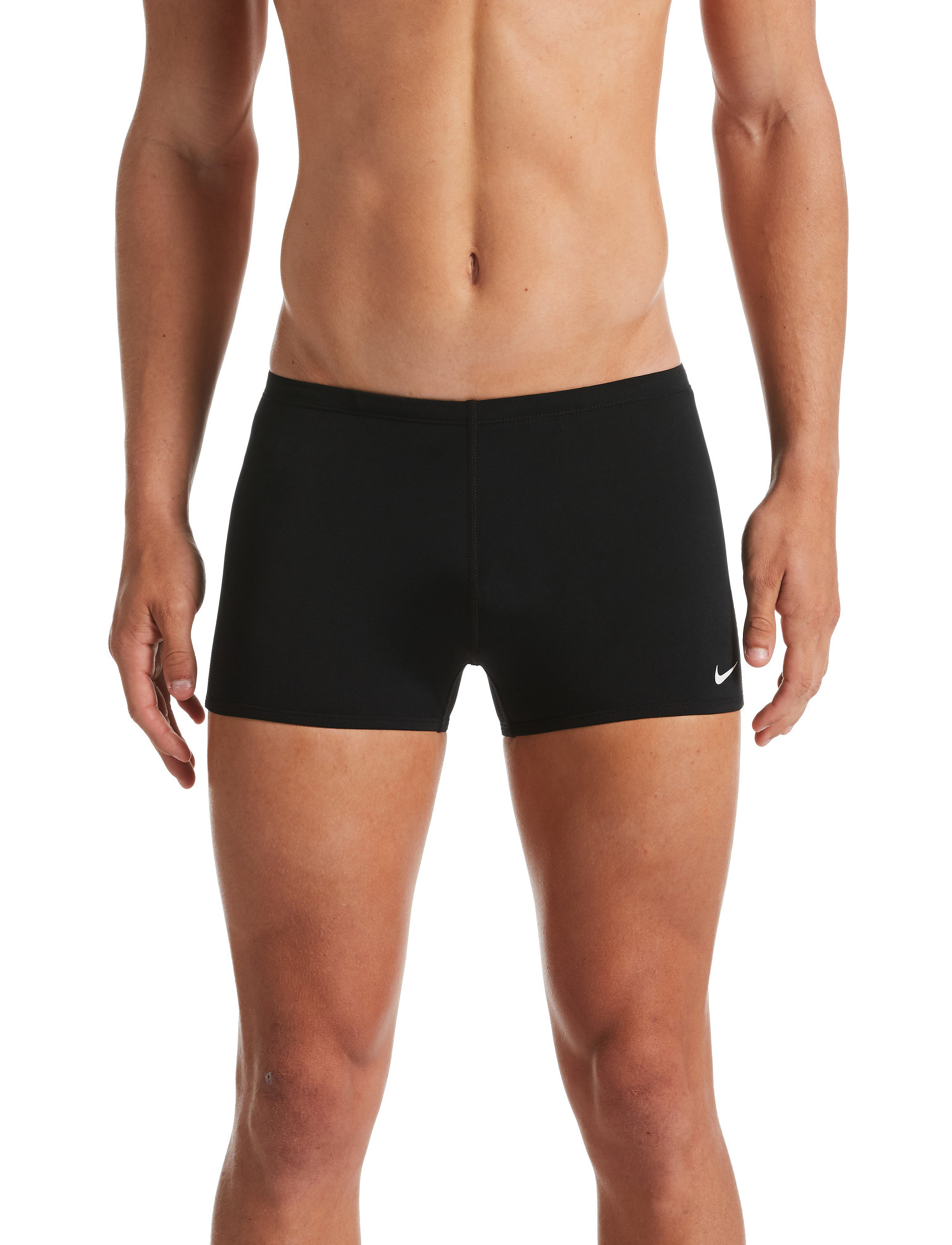 NIKE SWIM Nike Hydrastrong Solid Square Leg, 48, Sport, Schwarz - Briefs & Speedos, Männerswear