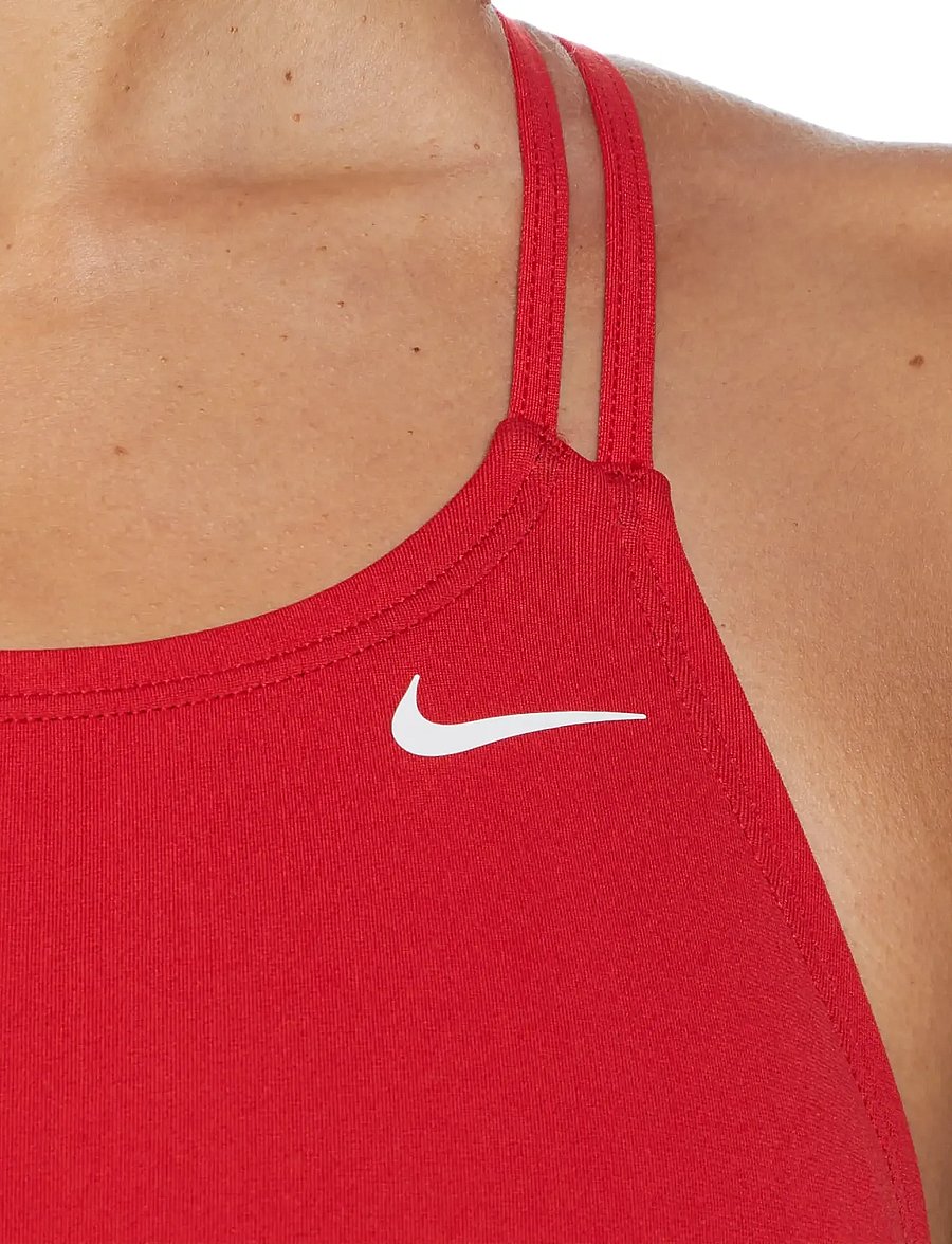 NIKE SWIM - Nike Hydrastrong Solid Spiderback One Piece - spordi ujumisriided - university red - 5
