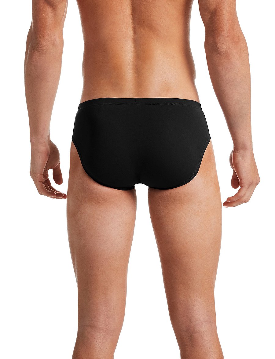 NIKE SWIM - Nike Hydrastrong Solid Brief - maudymosi glaudės - black - 3