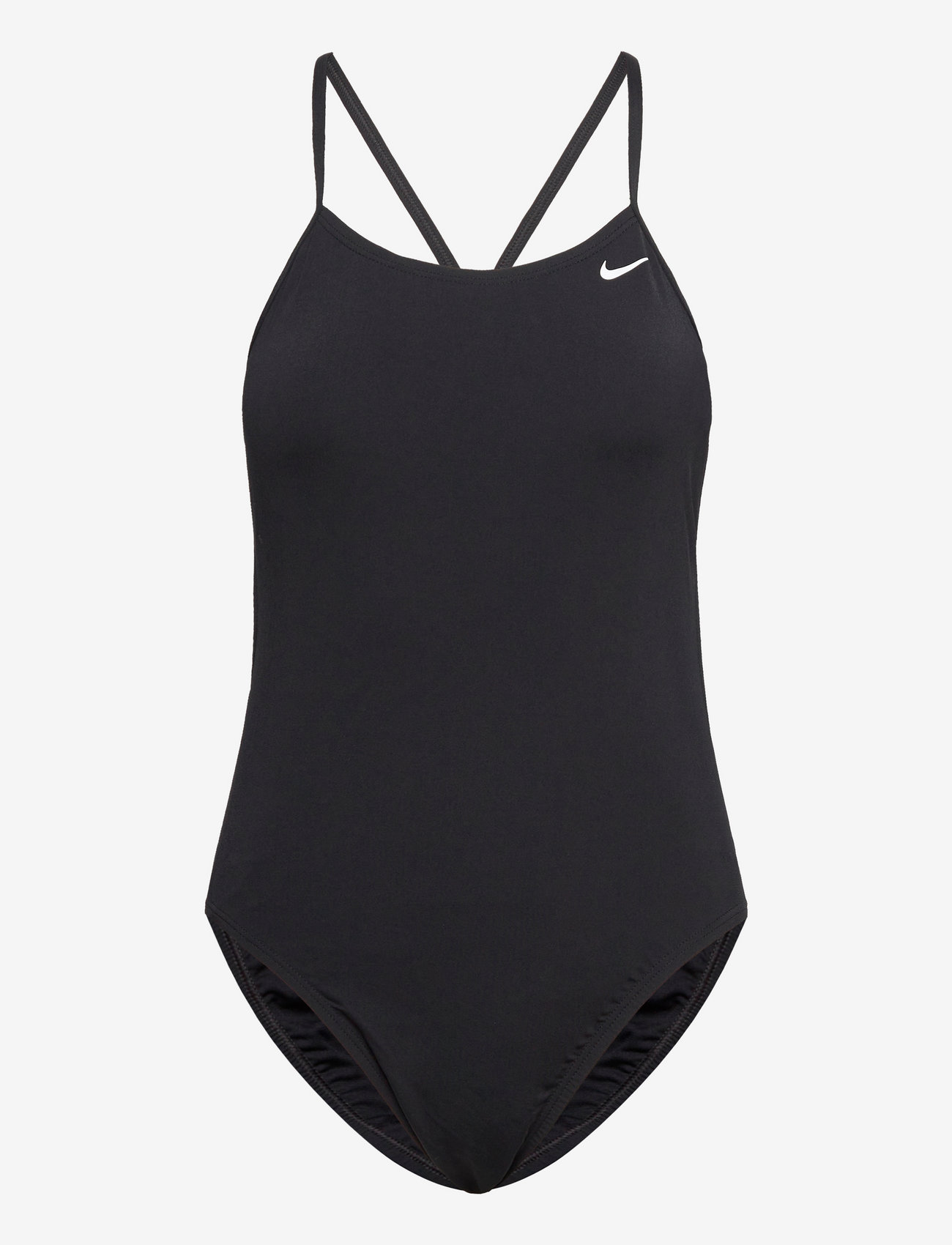 NIKE SWIM - Nike Hydrastrong Solid Cutout One Piece - sportiga badkläder - black - 1