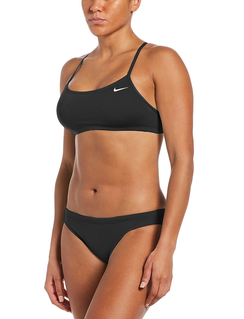 NIKE SWIM - Nike Racerback Bikini Set - sportsbadetøj - black - 0