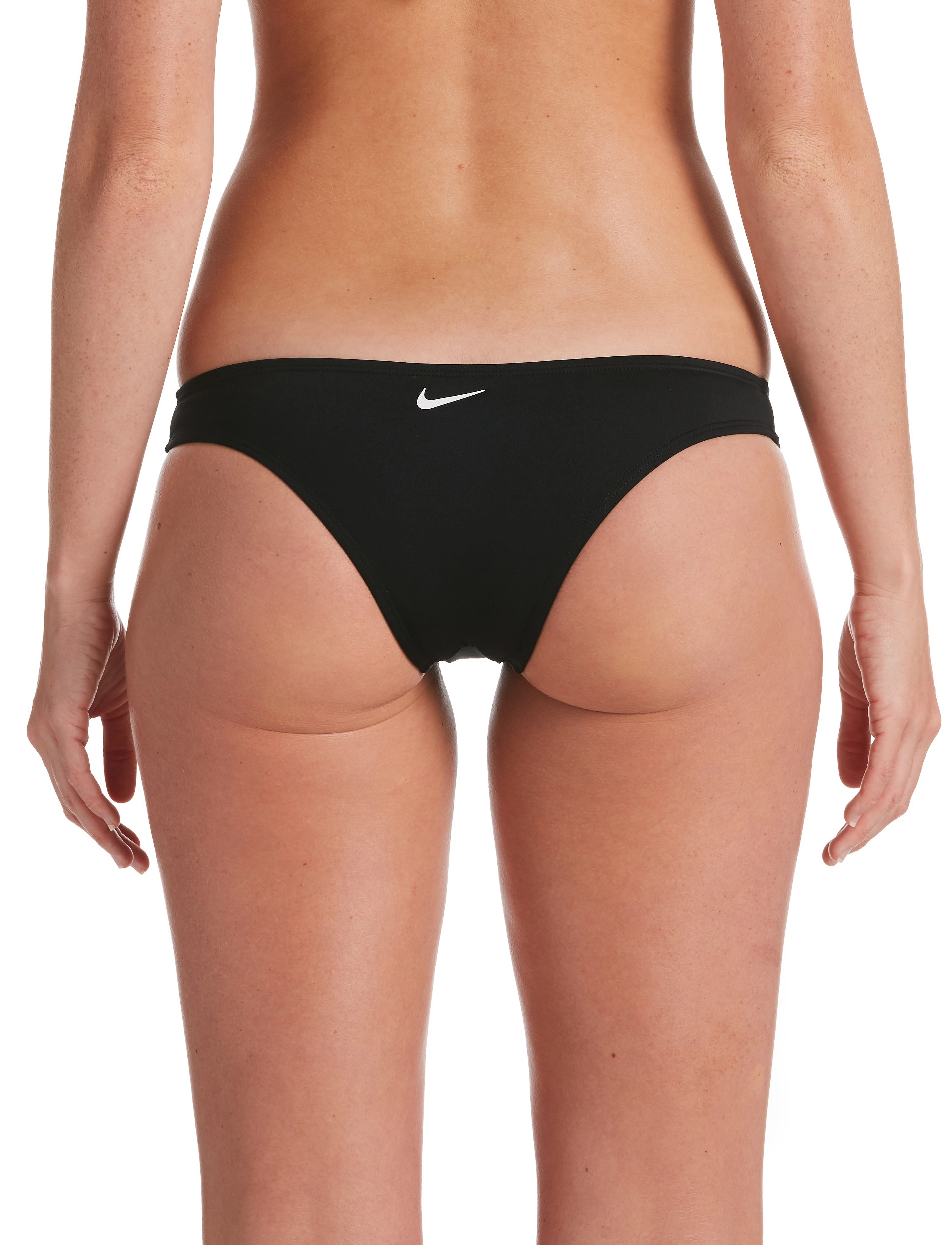 NIKE SWIM - Nike W Cheeky Bottom Essential - bikinis - black - 3