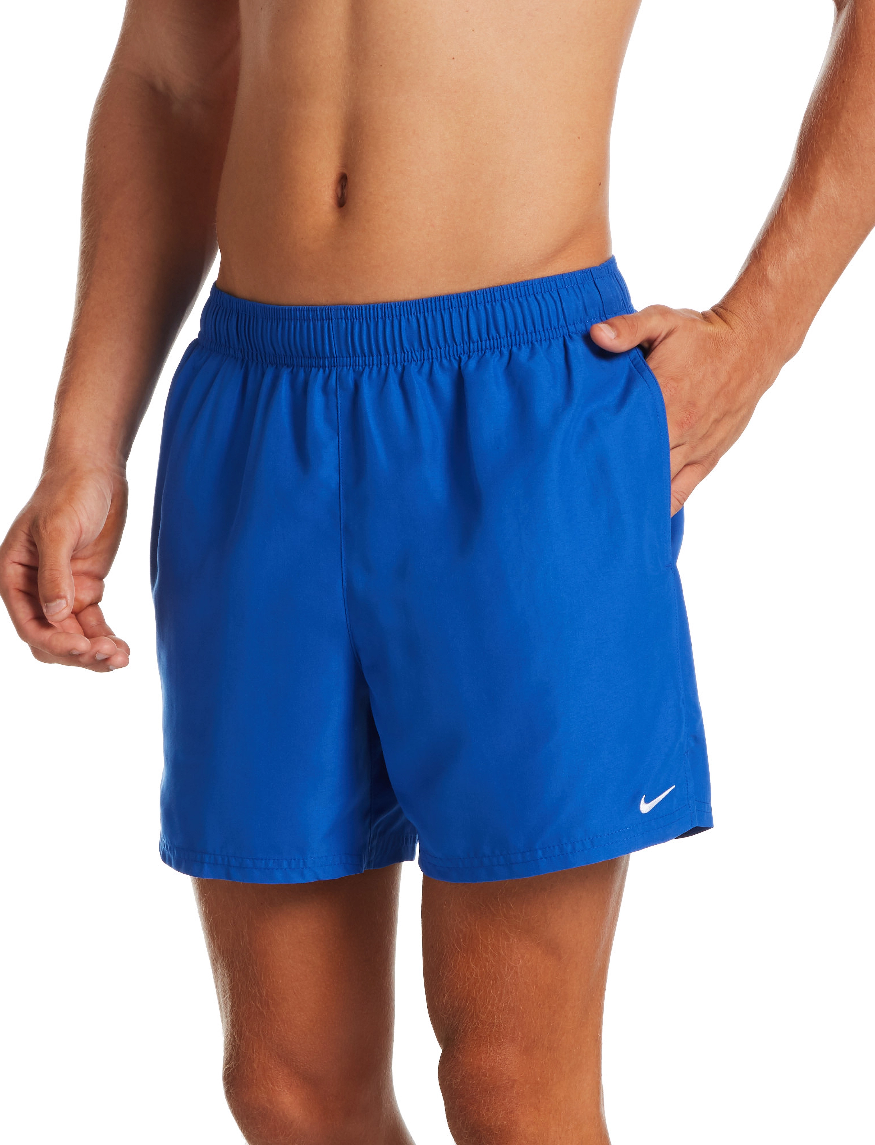 NIKE SWIM Nike 5" Volley Short Solid, XS, Sport, Blau - Shorts, Männerswear