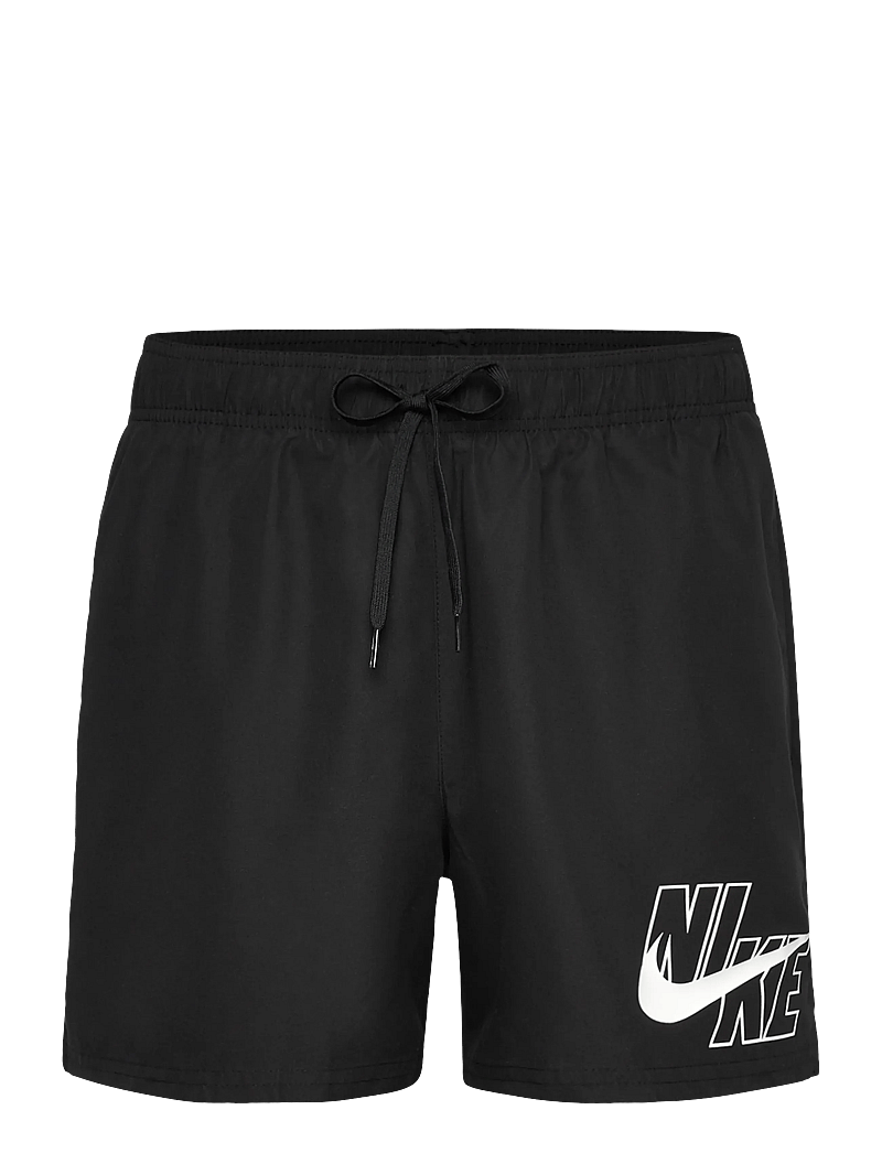 NIKE SWIM - Nike Logo 5" Volley Short - badebukser - black - 1