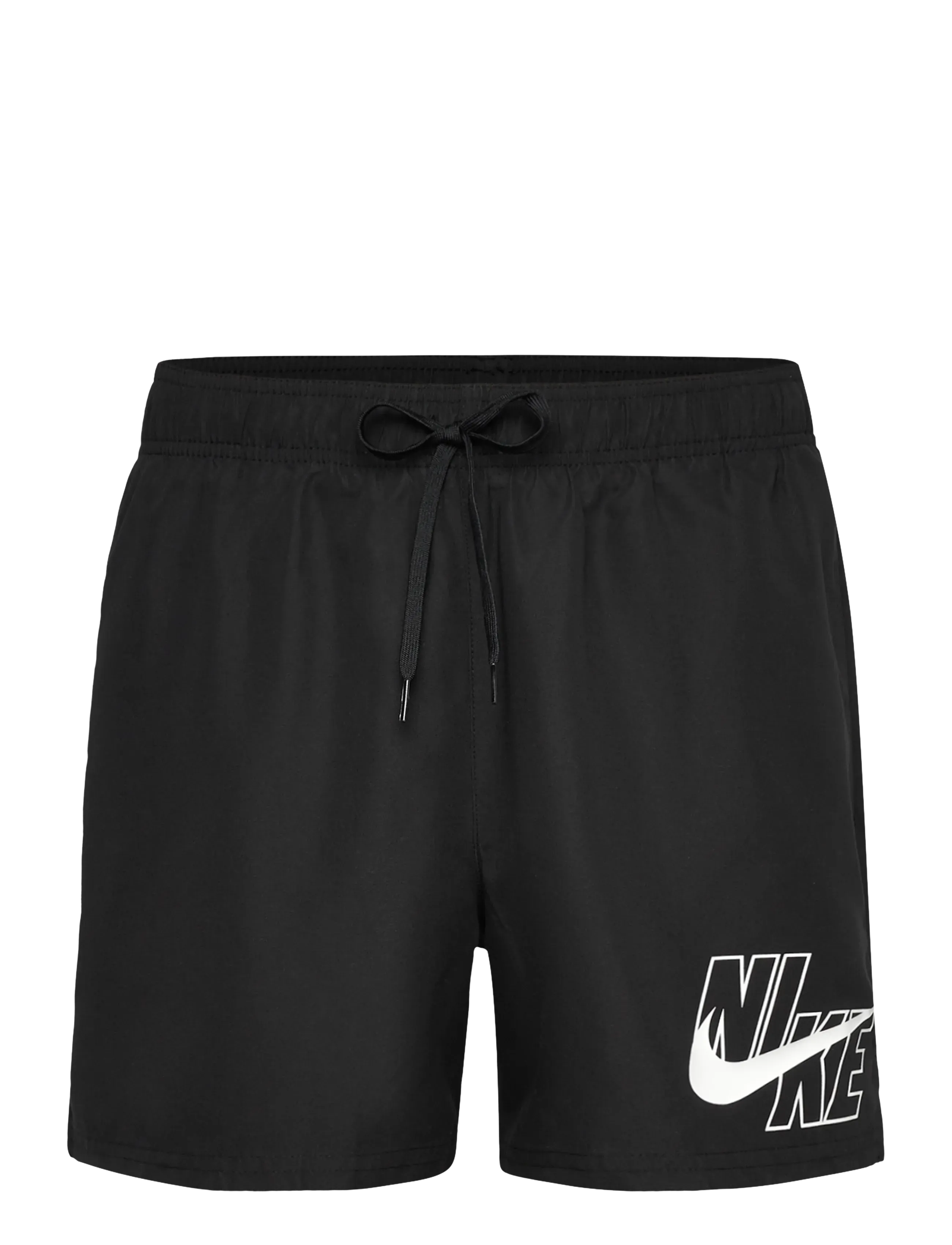 NIKE SWIM - Nike Logo 5" Volley Short - black - 1