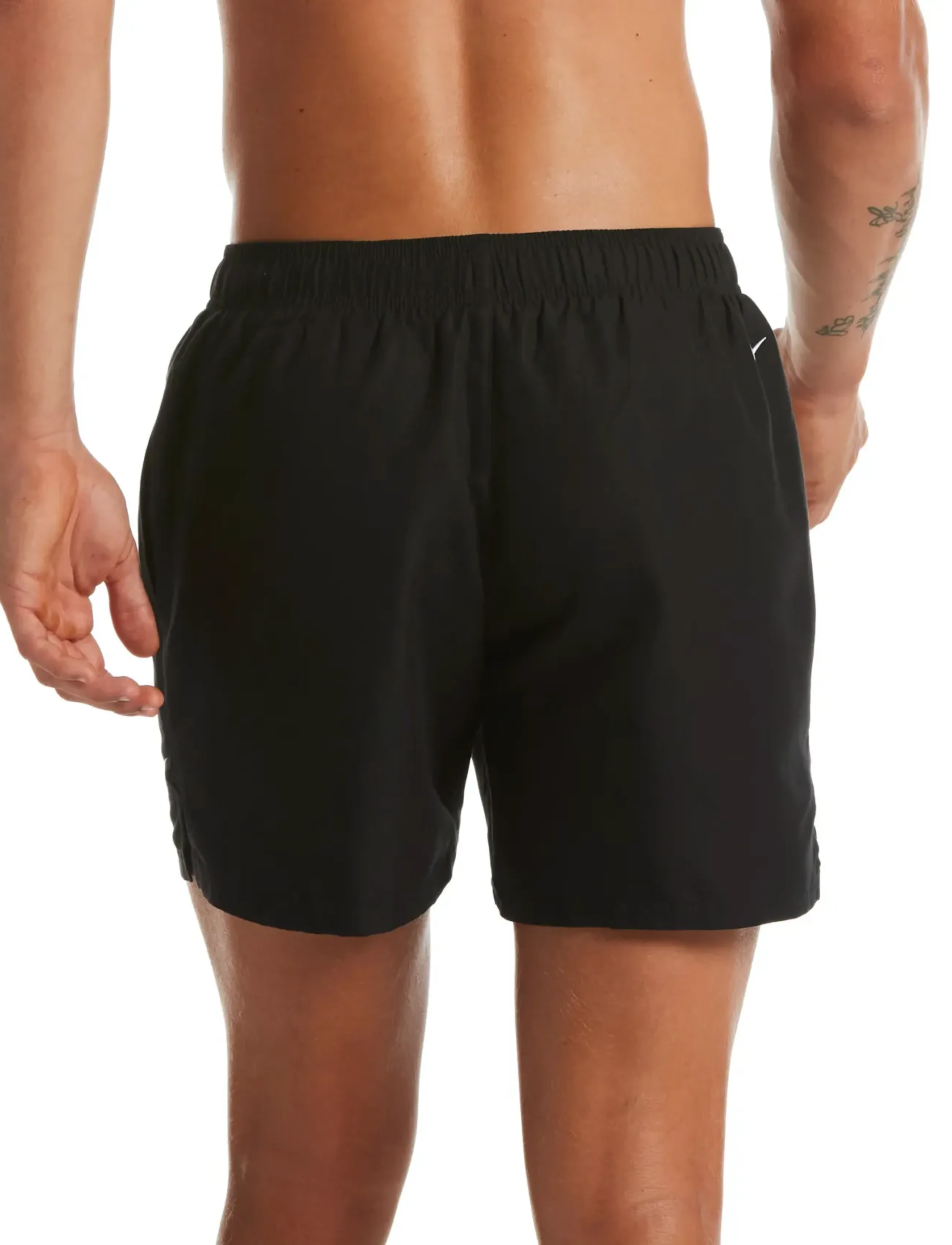 NIKE SWIM - Nike Logo 5" Volley Short - black - 3