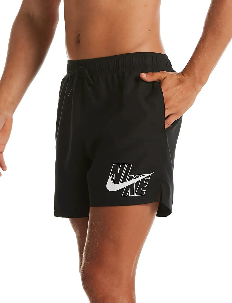 NIKE SWIM - Nike Logo 5" Volley Short - badebukser - black - 4
