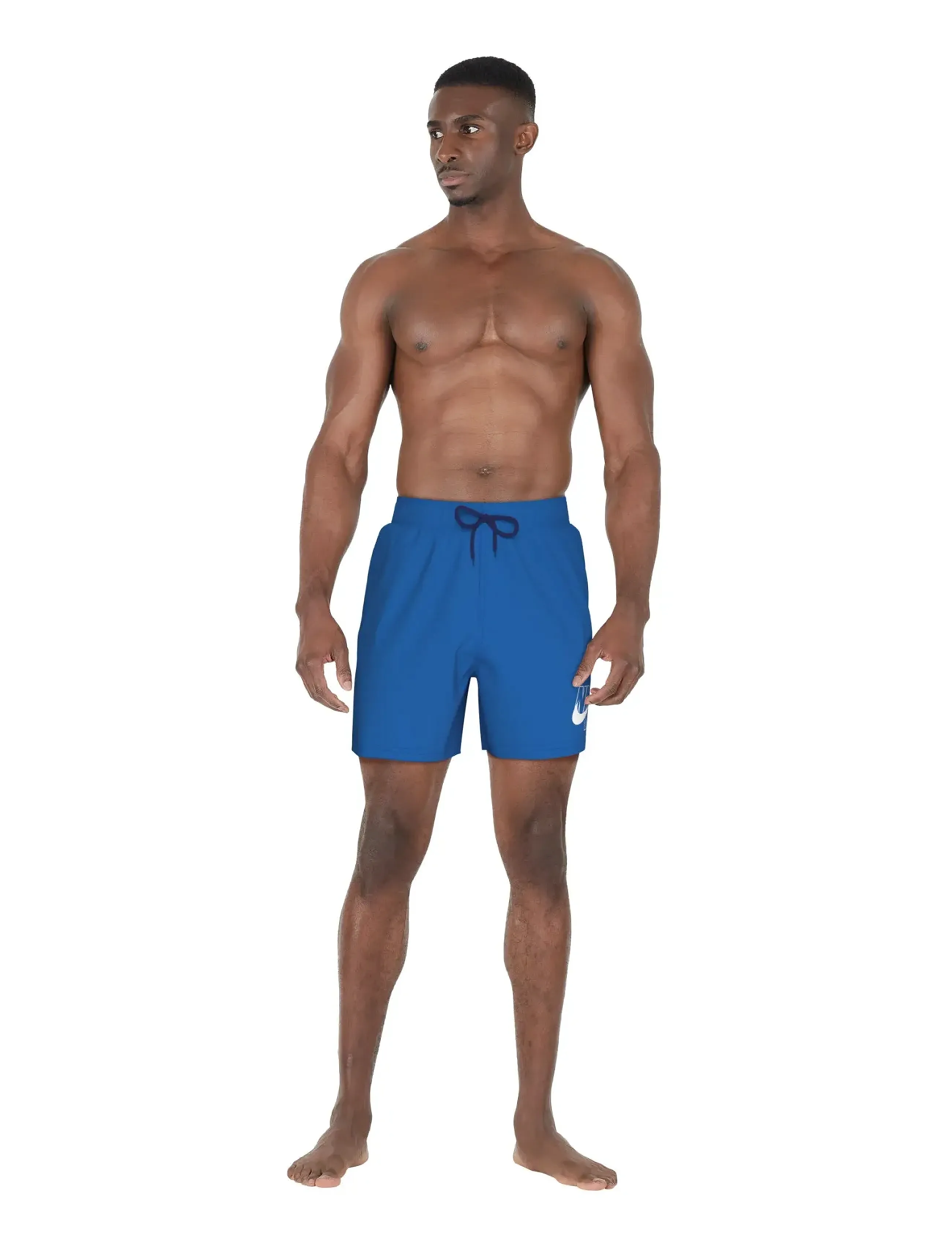 NIKE SWIM - Nike Logo 5" Volley Short - badbyxor - game royal - 4