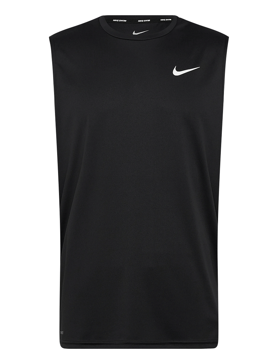 NIKE SWIM - Nike Essential Sleeveless Hydroguard - Õlapaeltega pluusid - black - 1