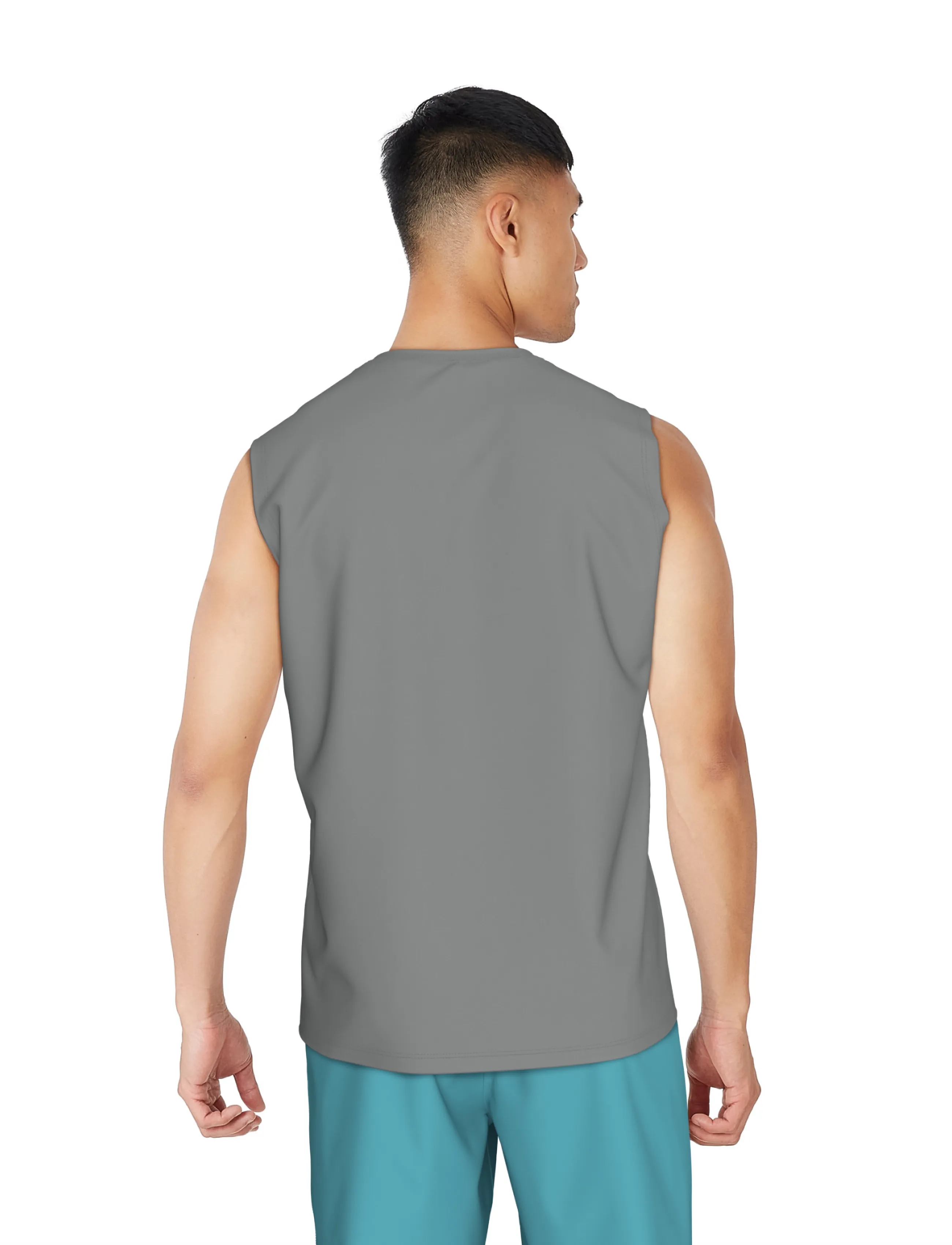 NIKE SWIM - Nike Essential Sleeveless Hydroguard - tank tops - cool grey - 3