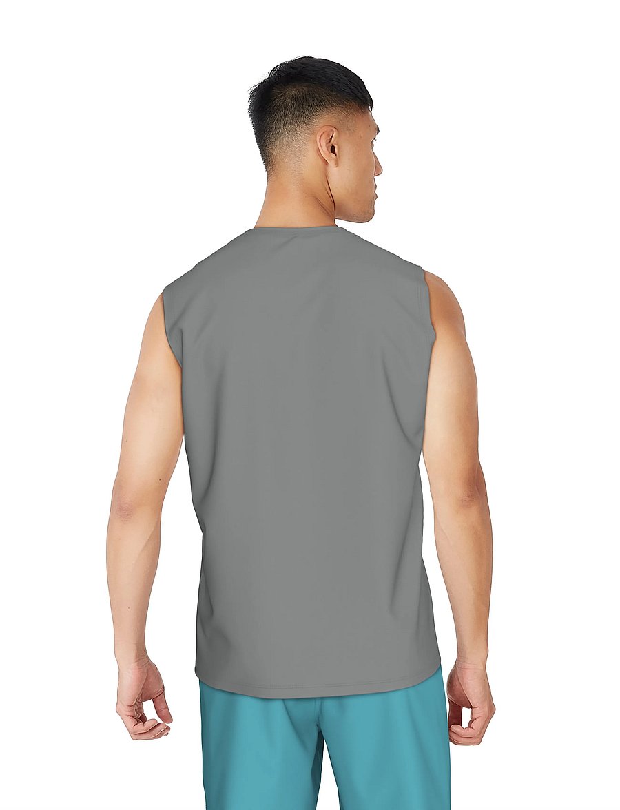 NIKE SWIM - Nike Essential Sleeveless Hydroguard - tank tops - cool grey - 3