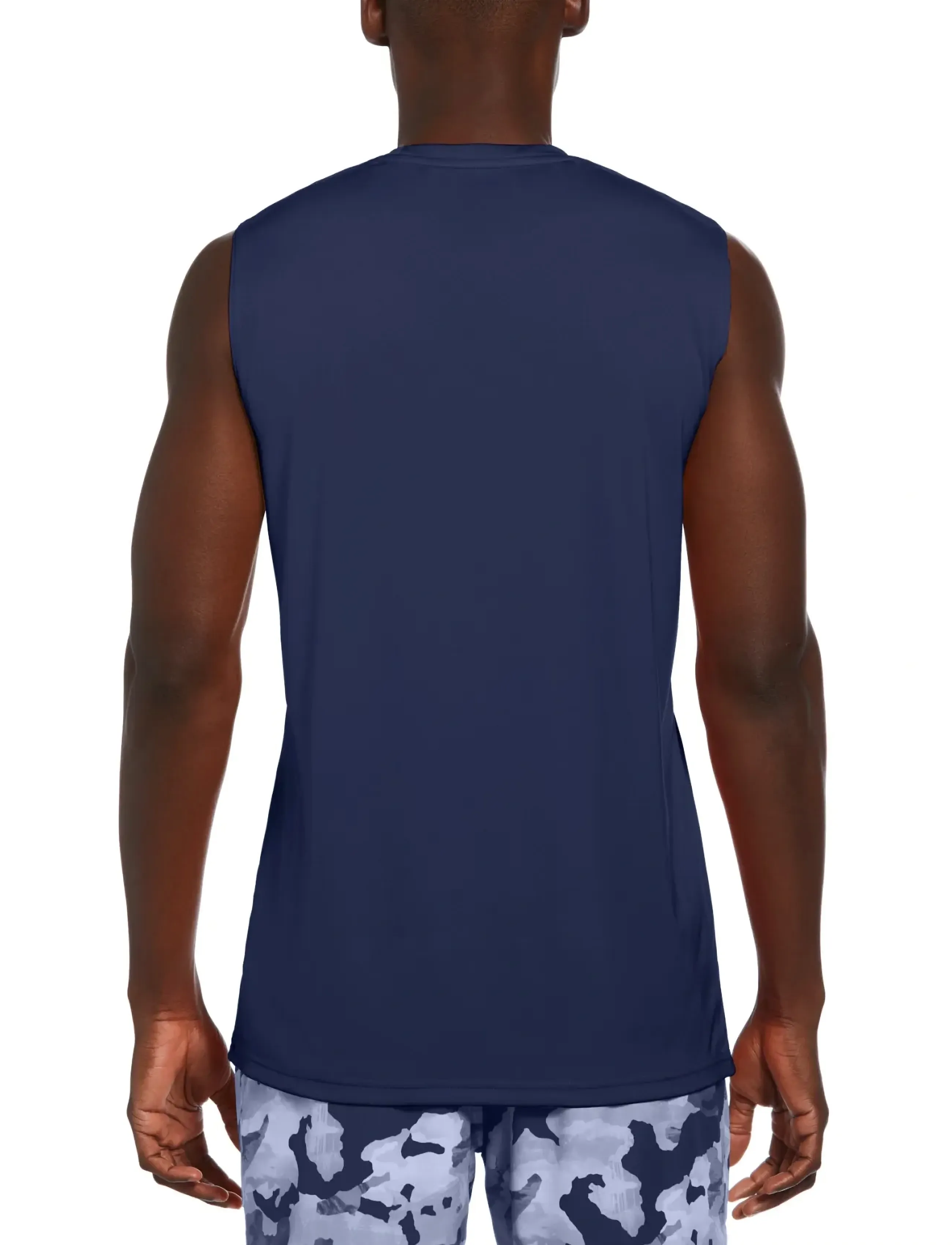 NIKE SWIM - Nike Essential Sleeveless Hydroguard - Õlapaeltega pluusid - midnight navy - 3