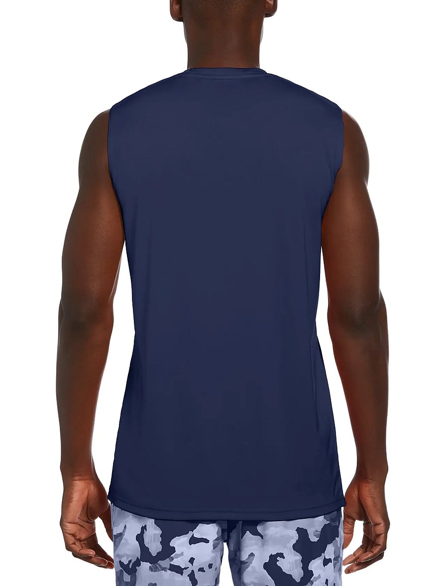 NIKE SWIM - Nike Essential Sleeveless Hydroguard - Õlapaeltega pluusid - midnight navy - 3