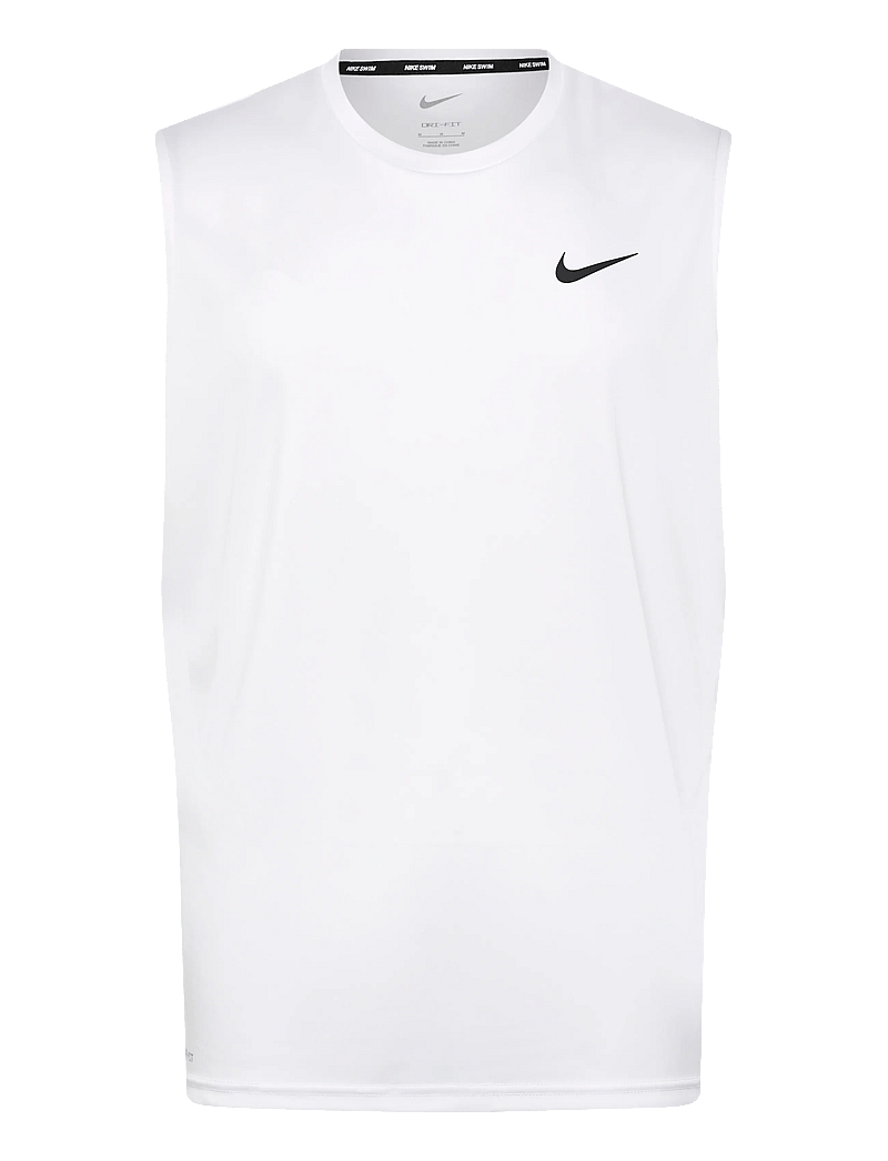 NIKE SWIM - Nike Essential Sleeveless Hydroguard - Õlapaeltega pluusid - white - 1