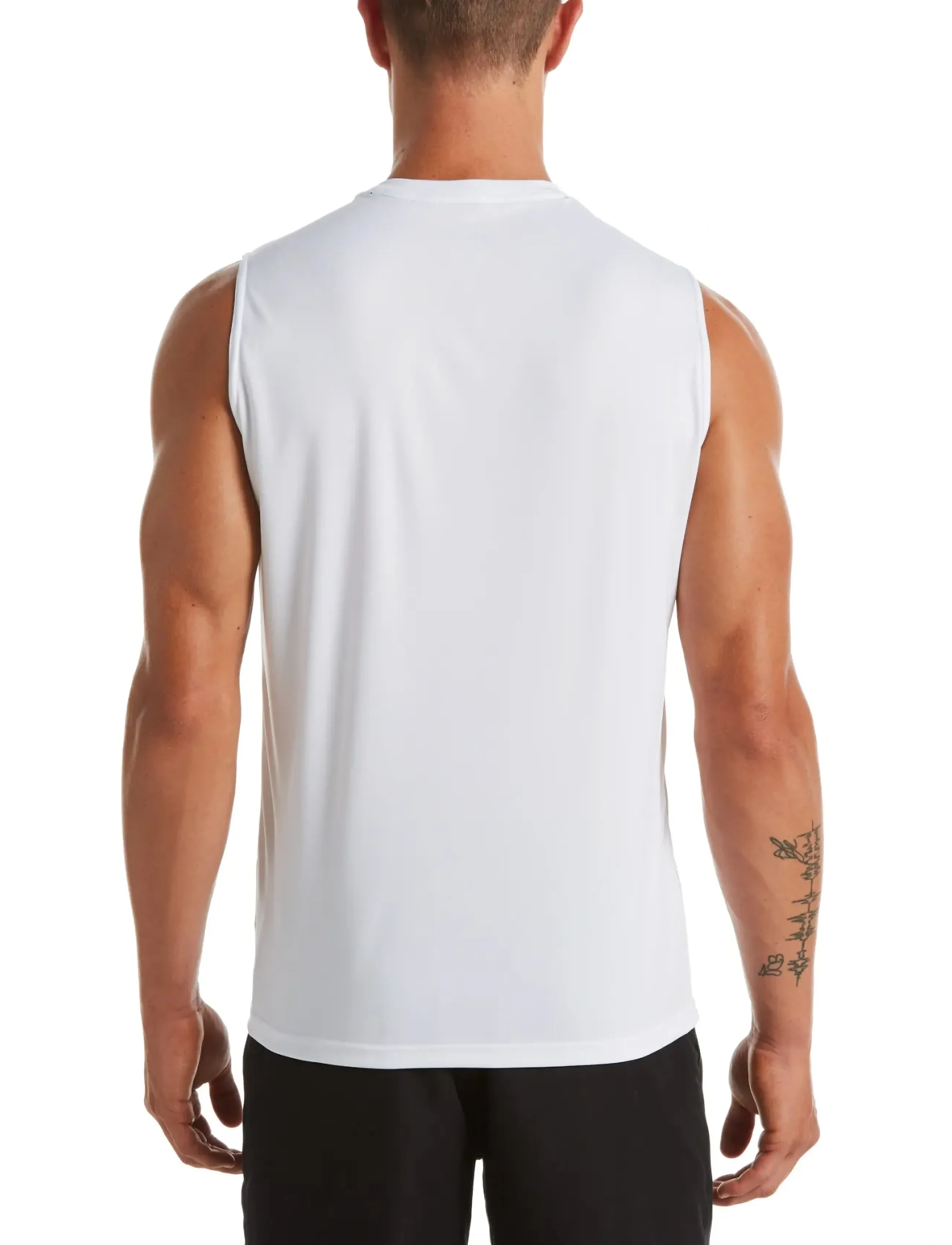 NIKE SWIM - Nike Essential Sleeveless Hydroguard - tank tops - white - 3