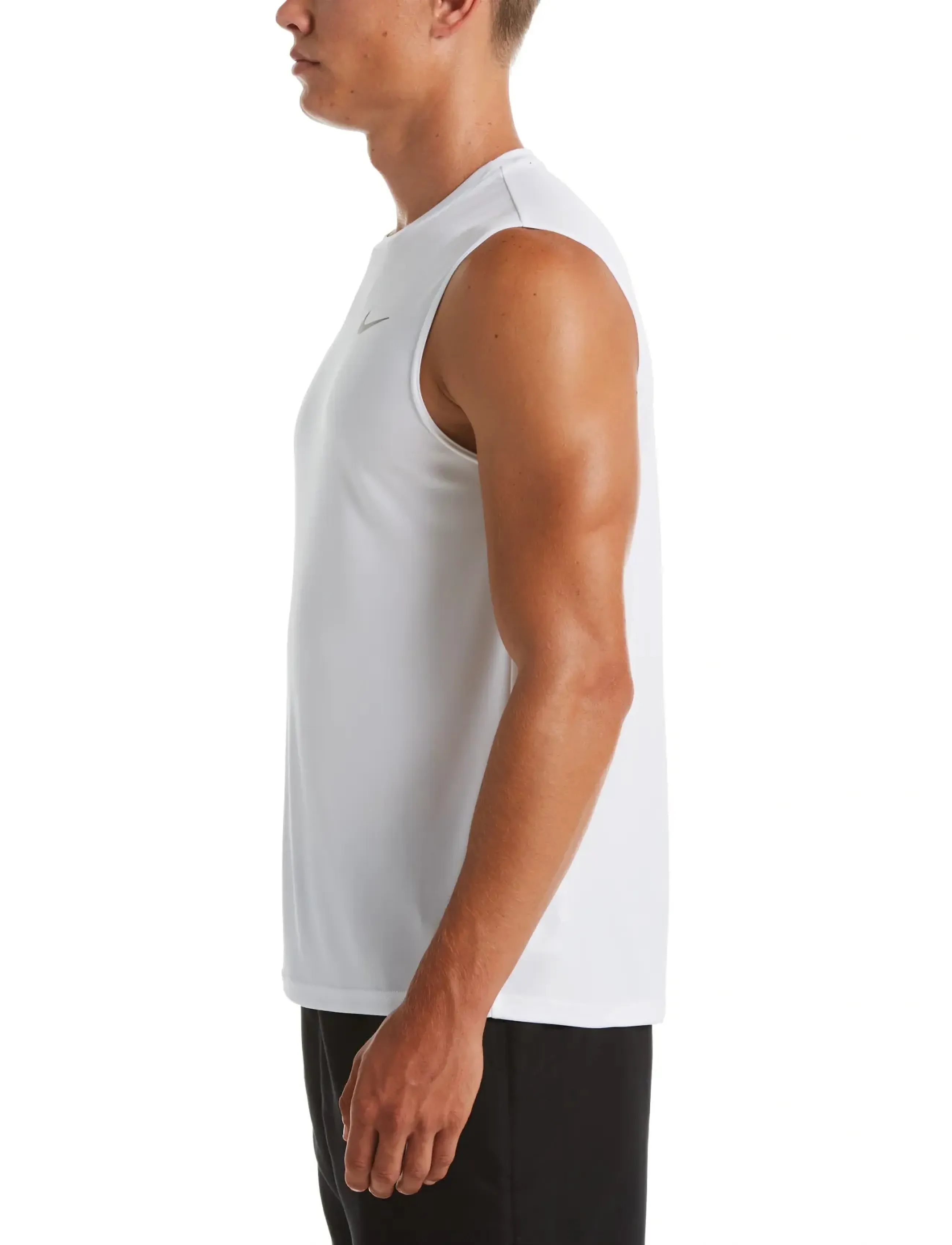 NIKE SWIM - Nike Essential Sleeveless Hydroguard - tank tops - white - 4