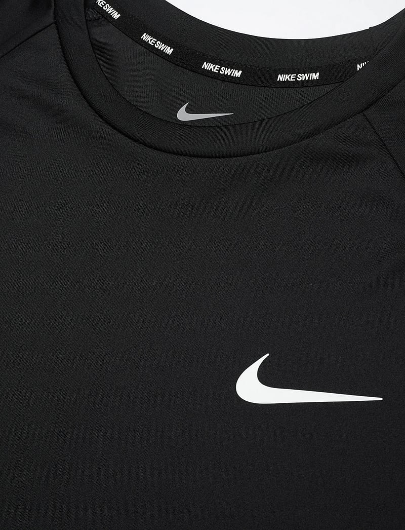 NIKE SWIM - Nike Essential Short Sleeve Hydroguard - topit & t-paidat - black - 5
