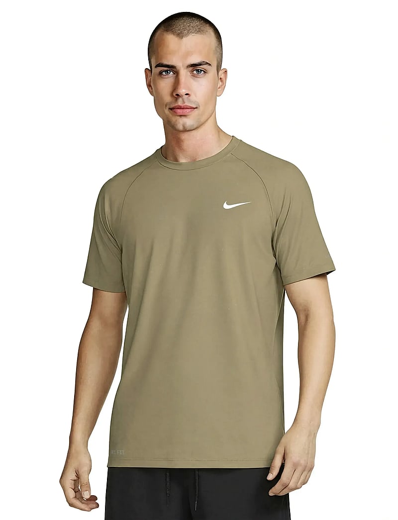NIKE SWIM - Nike Essential Short Sleeve Hydroguard - t-shirts - parachute beige - 0