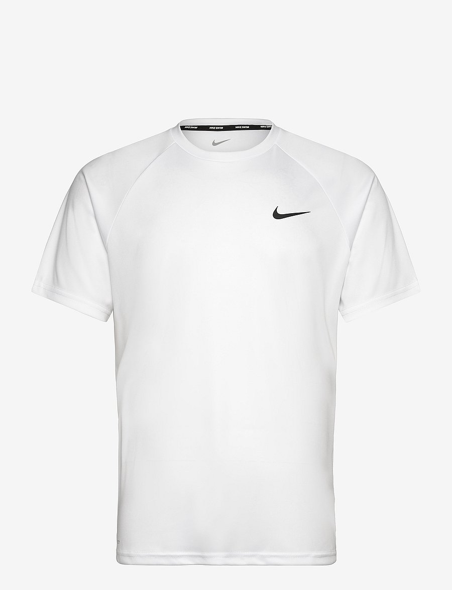 NIKE SWIM - Nike Essential Short Sleeve Hydroguard - topit & t-paidat - white - 1